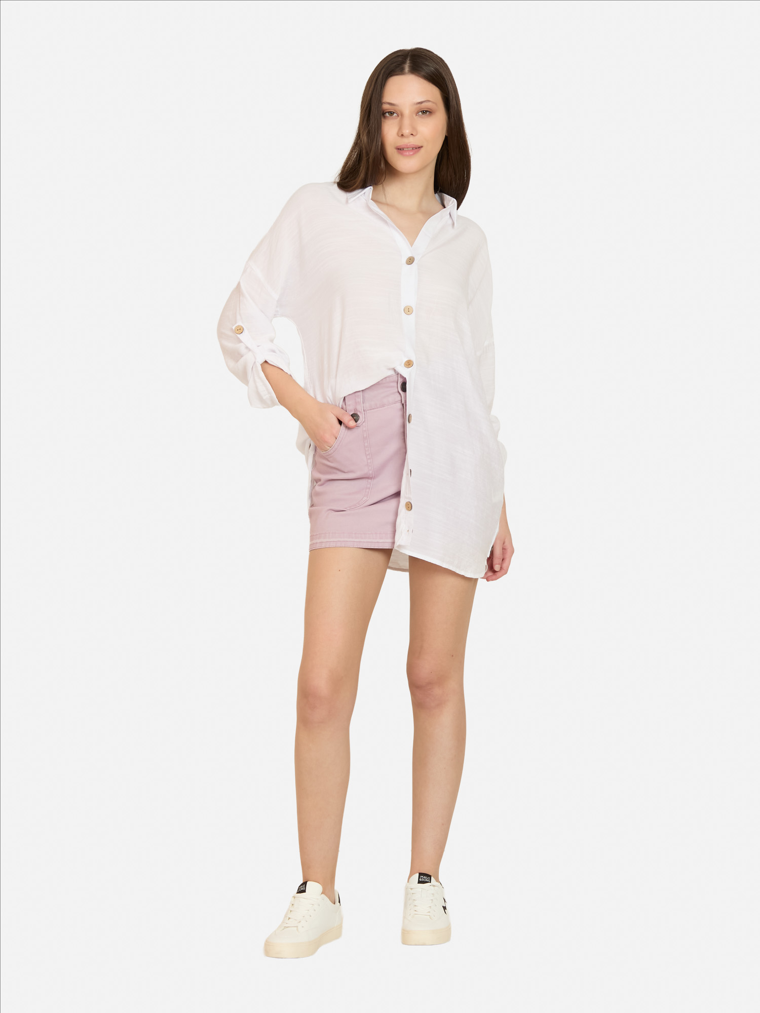 BLUSA PUMIX BLANCO MUJER MAUI AND SONS - 4