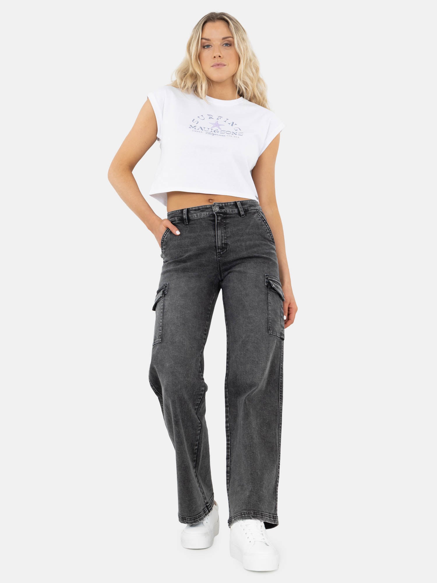 JEANS IOLANA NEGRO MUJER MAUI AND SONS - 1