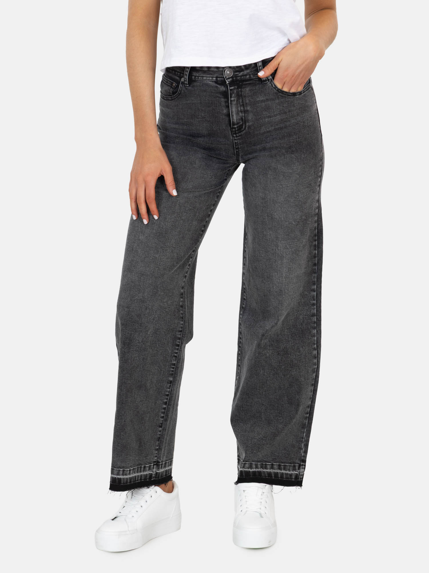 JEANS KANOA NEGRO MUJER MAUI AND SONS - 1