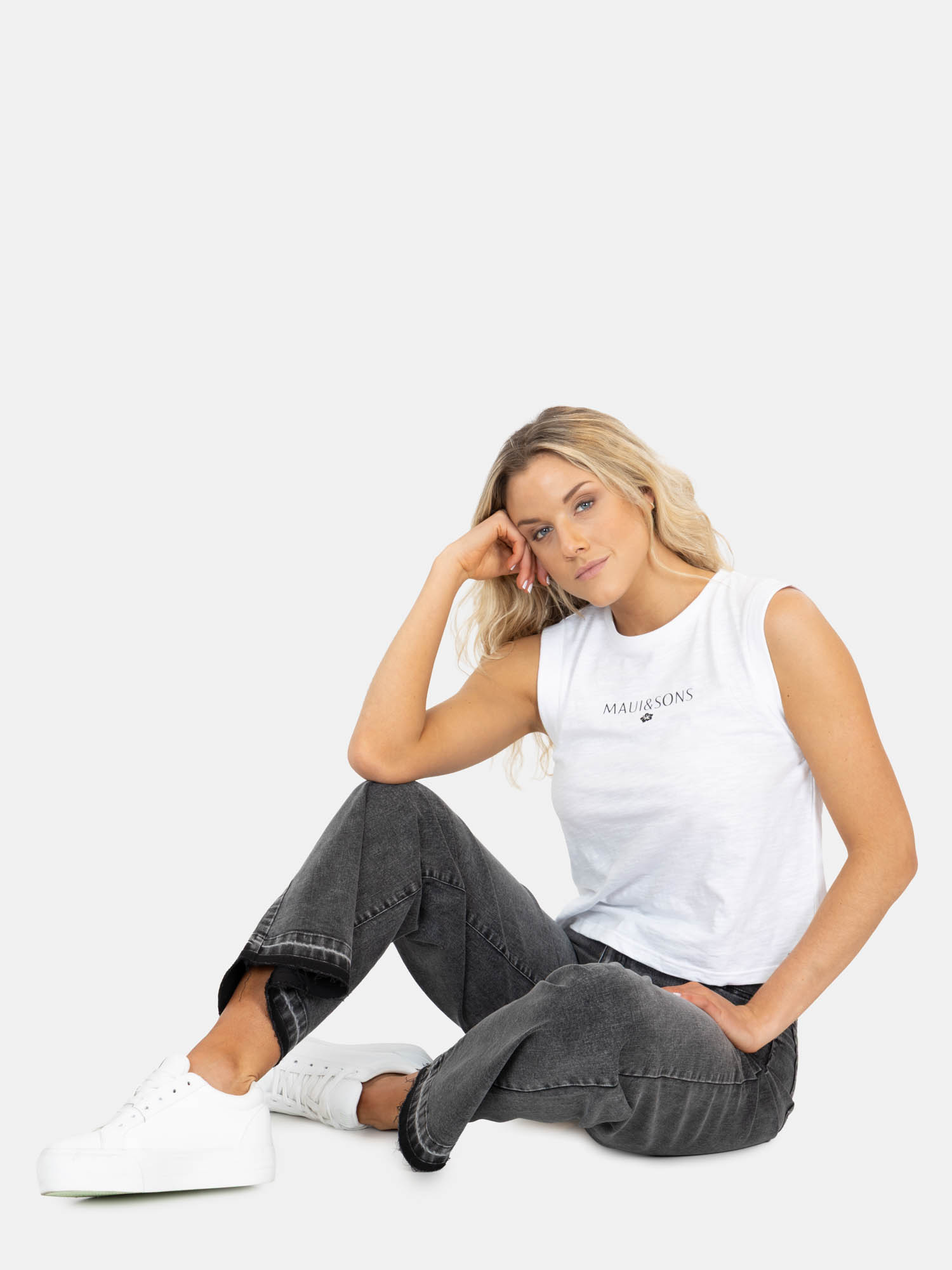 JEANS KANOA NEGRO MUJER MAUI AND SONS - 4