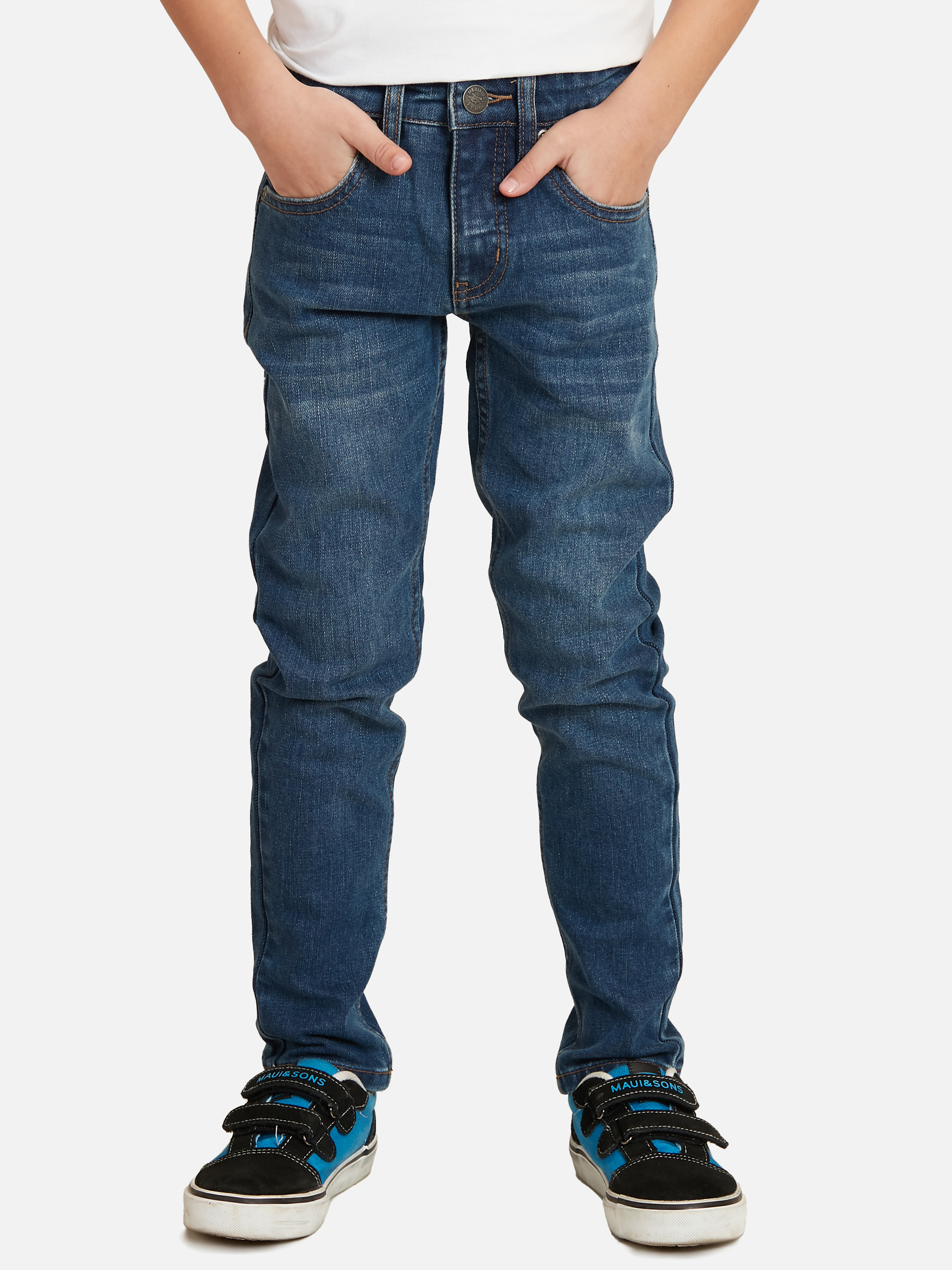 JEANS ZALUNE AZUL INFANTIL MAUI AND SONS - 1