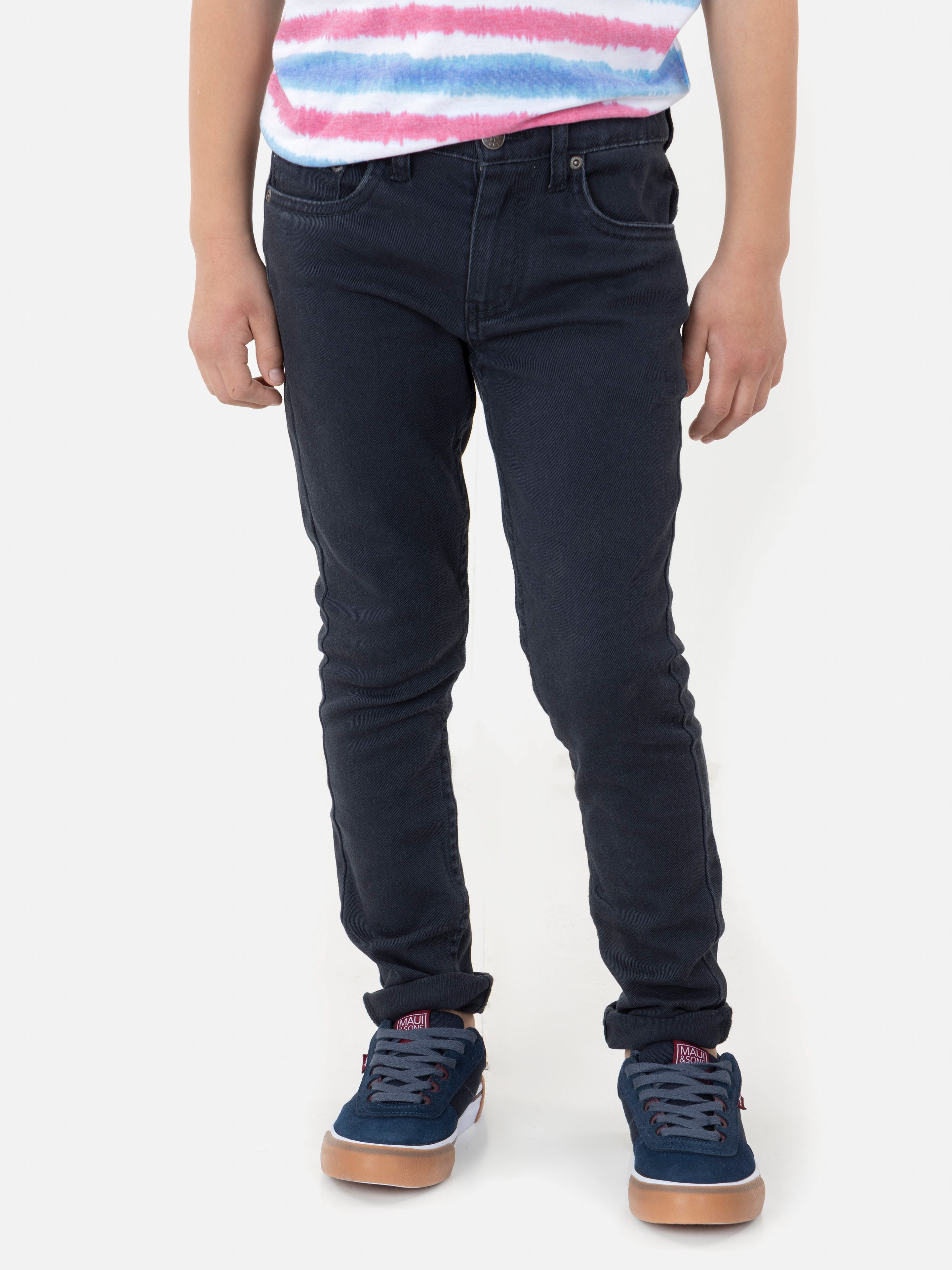 JEANS NEGRO CORALVA INFANTIL MAUI AND SONS - 1