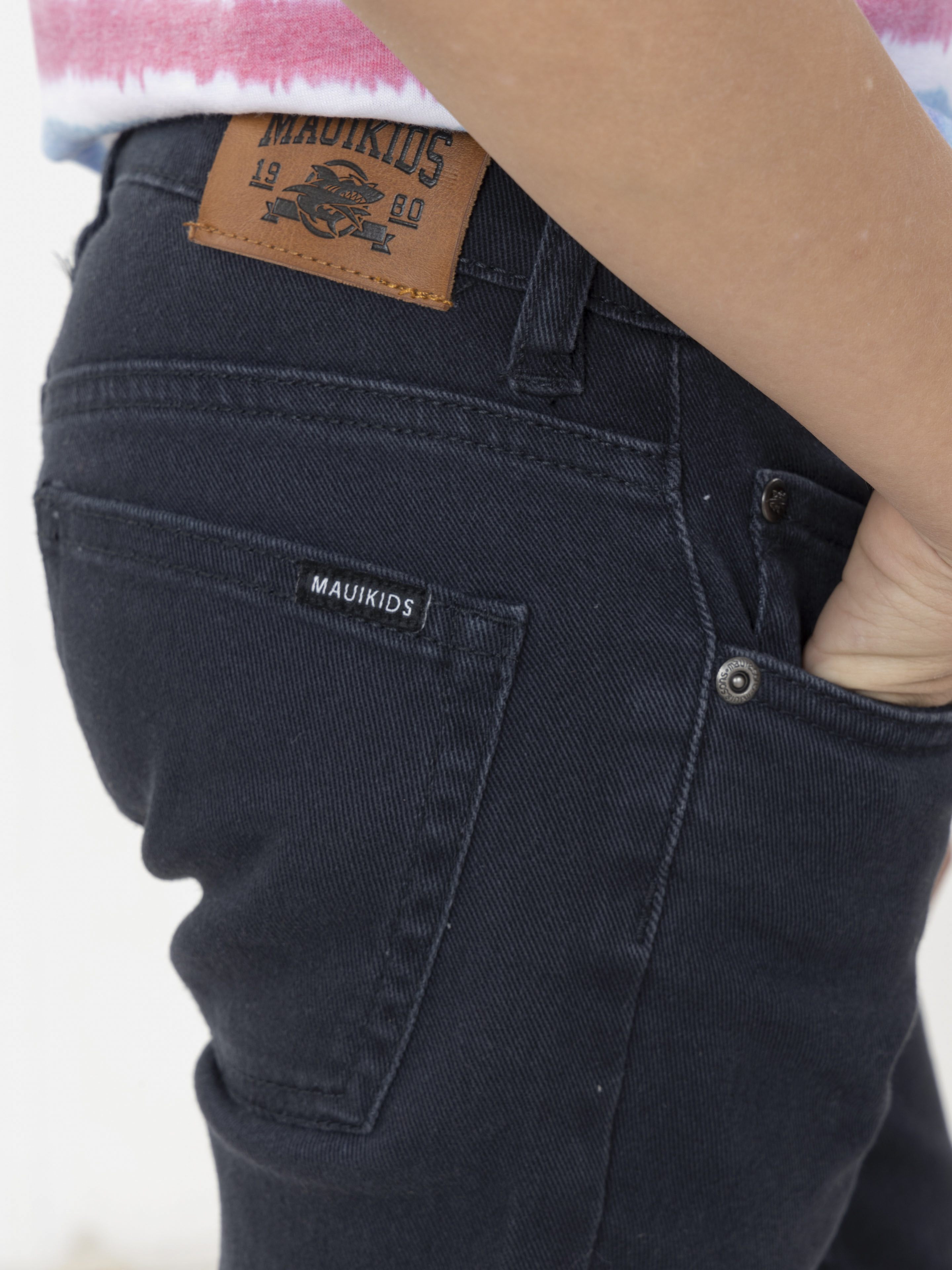 JEANS NEGRO CORALVA INFANTIL MAUI AND SONS - 3
