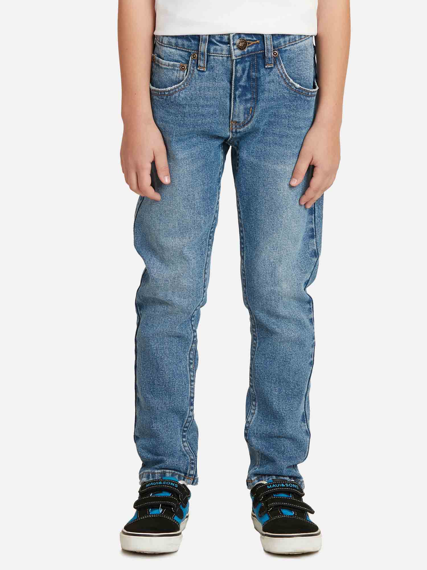 JEANS LUMINAH AZUL INFANTIL MAUI AND SONS - 1