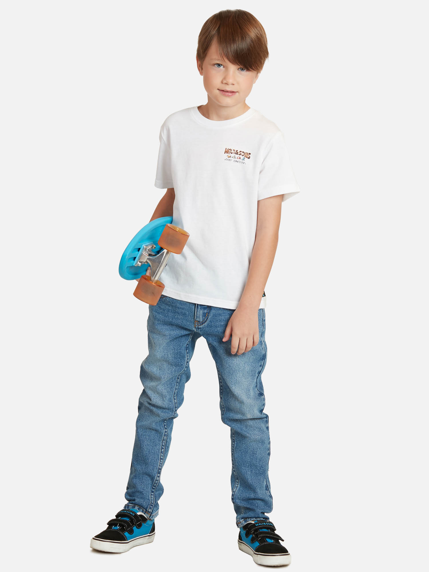 JEANS LUMINAH AZUL INFANTIL MAUI AND SONS - 3