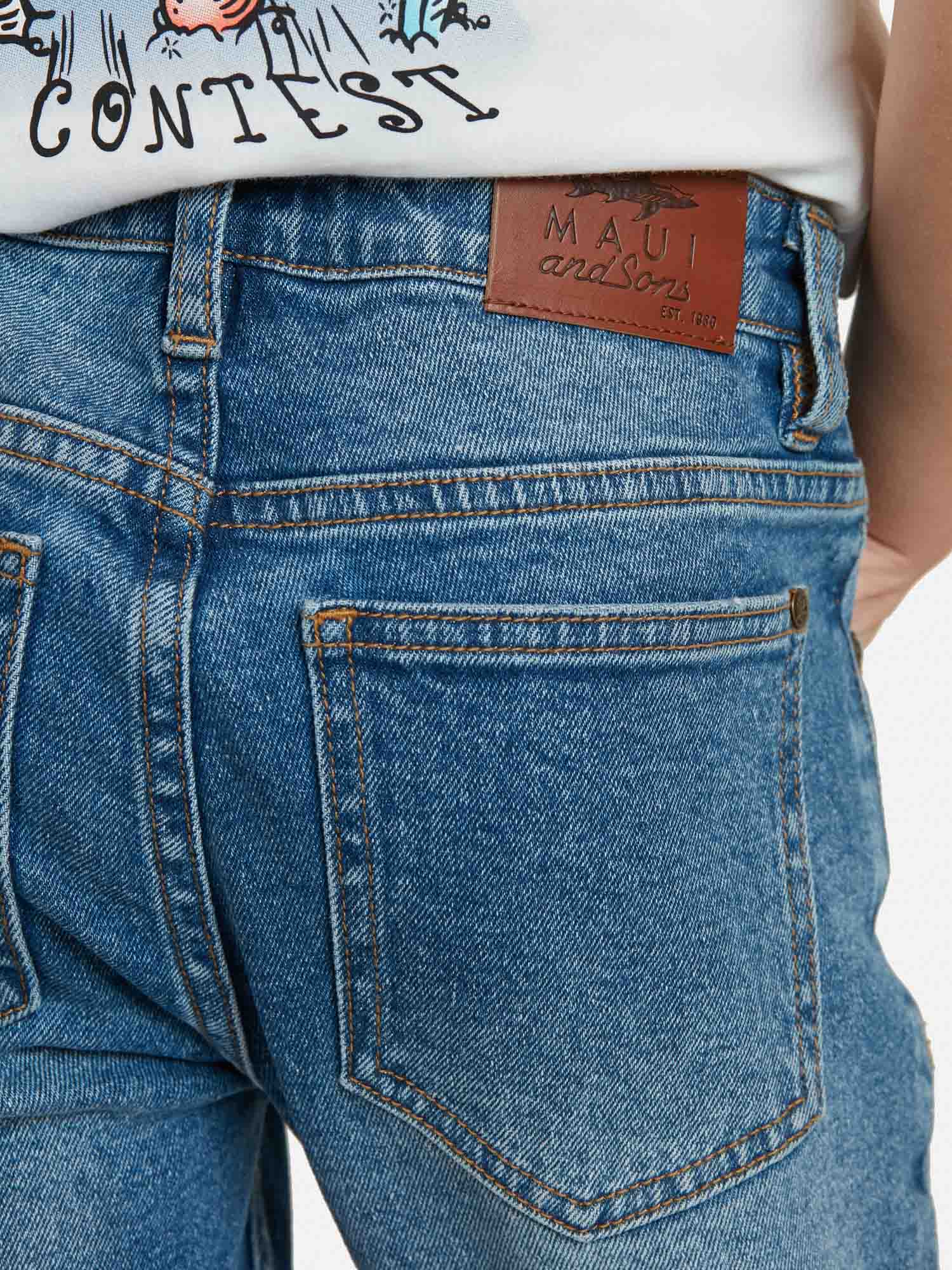 JEANS LUMINAH AZUL INFANTIL MAUI AND SONS - 4