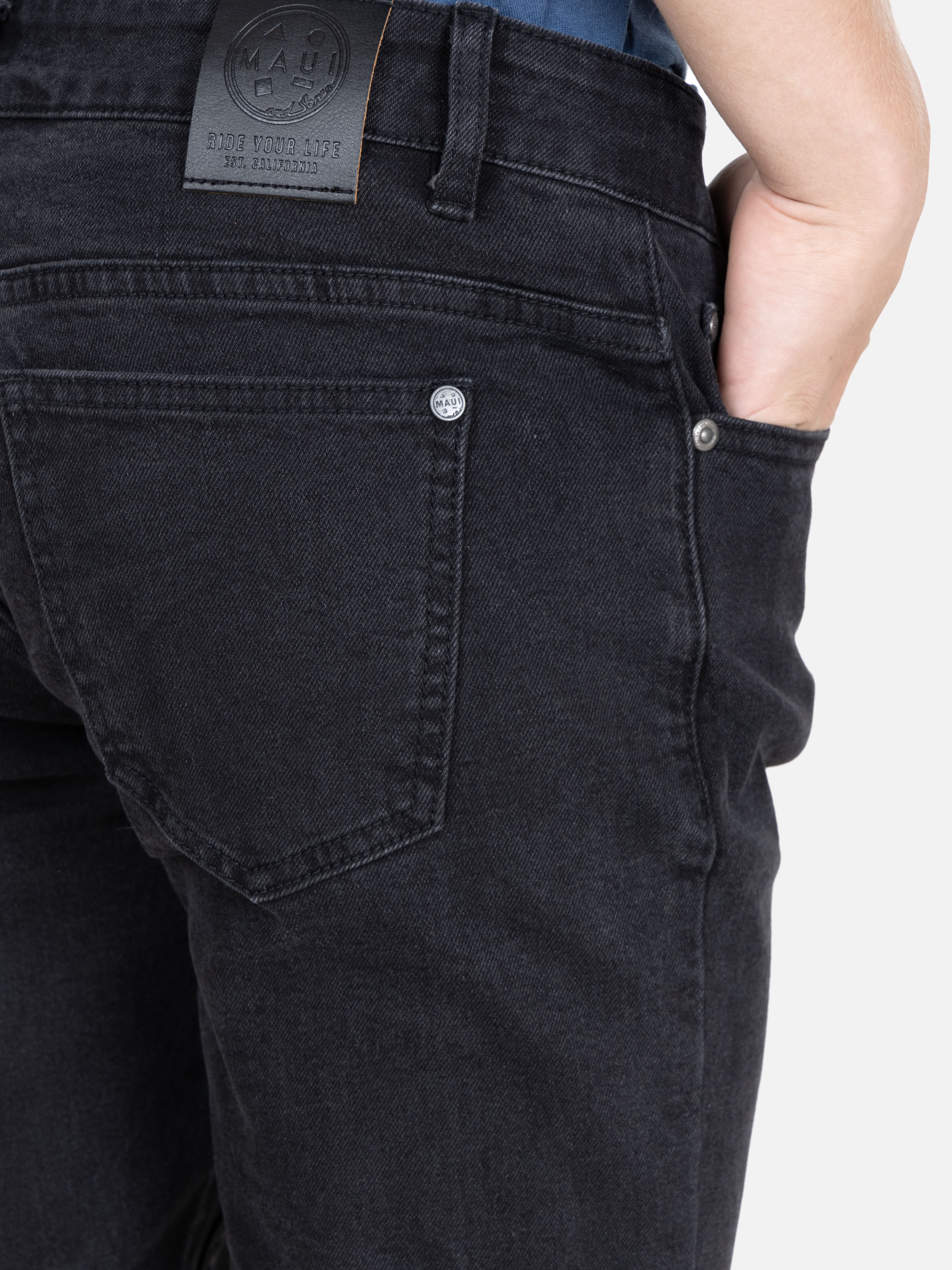 JEANS SOLVINE NEGRO INFANTIL MAUI AND SONS - 3