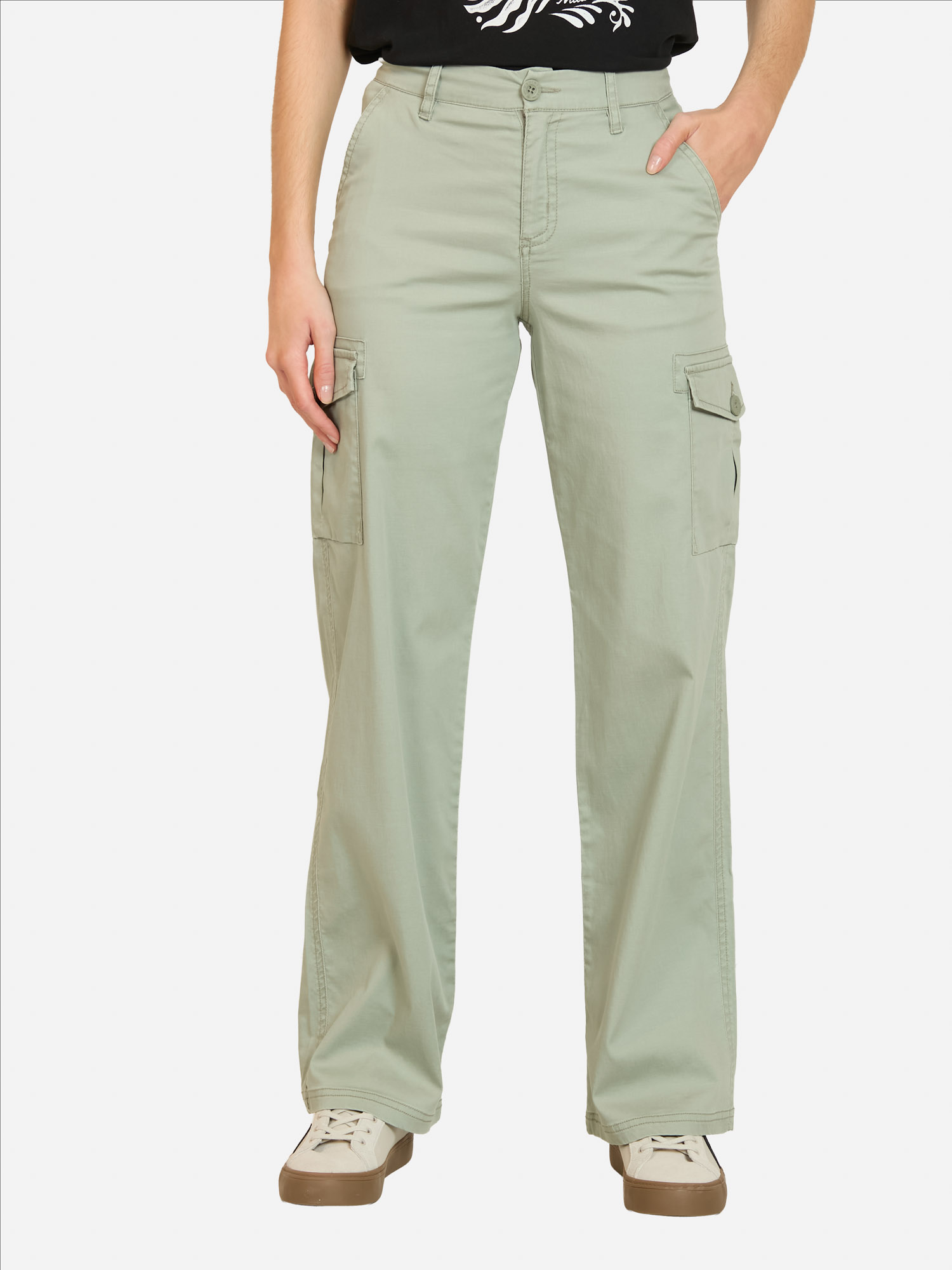 PANTALON ONOA GRIS MUJER MAUI AND SONS - 1