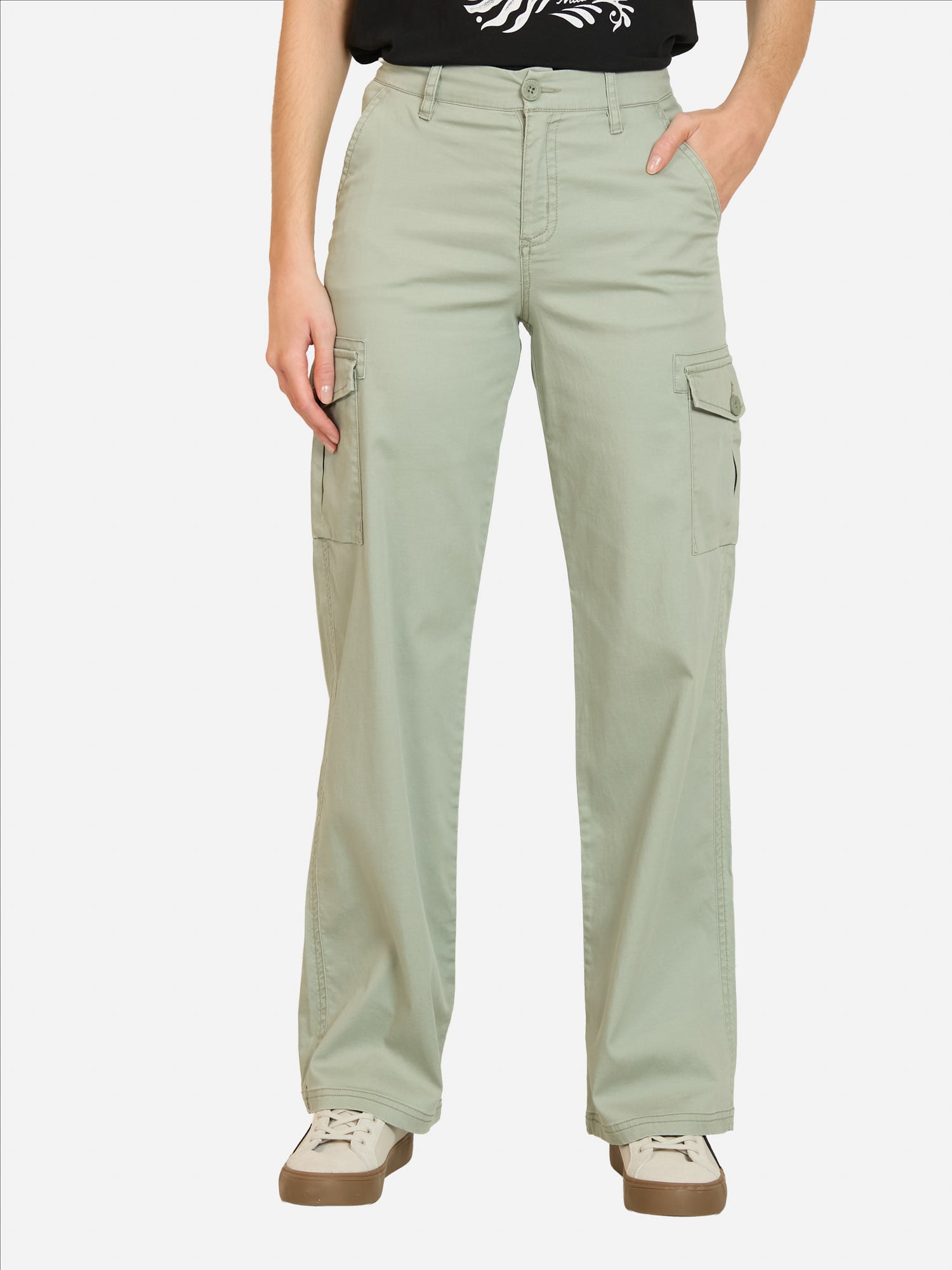 PANTALON ONOA GRIS MUJER MAUI AND SONS - 1
