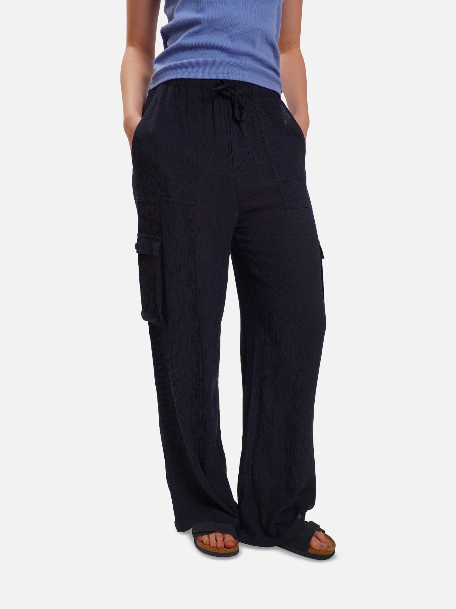 PANTALON MONOA NEGRO MUJER MAUI AND SONS - 1