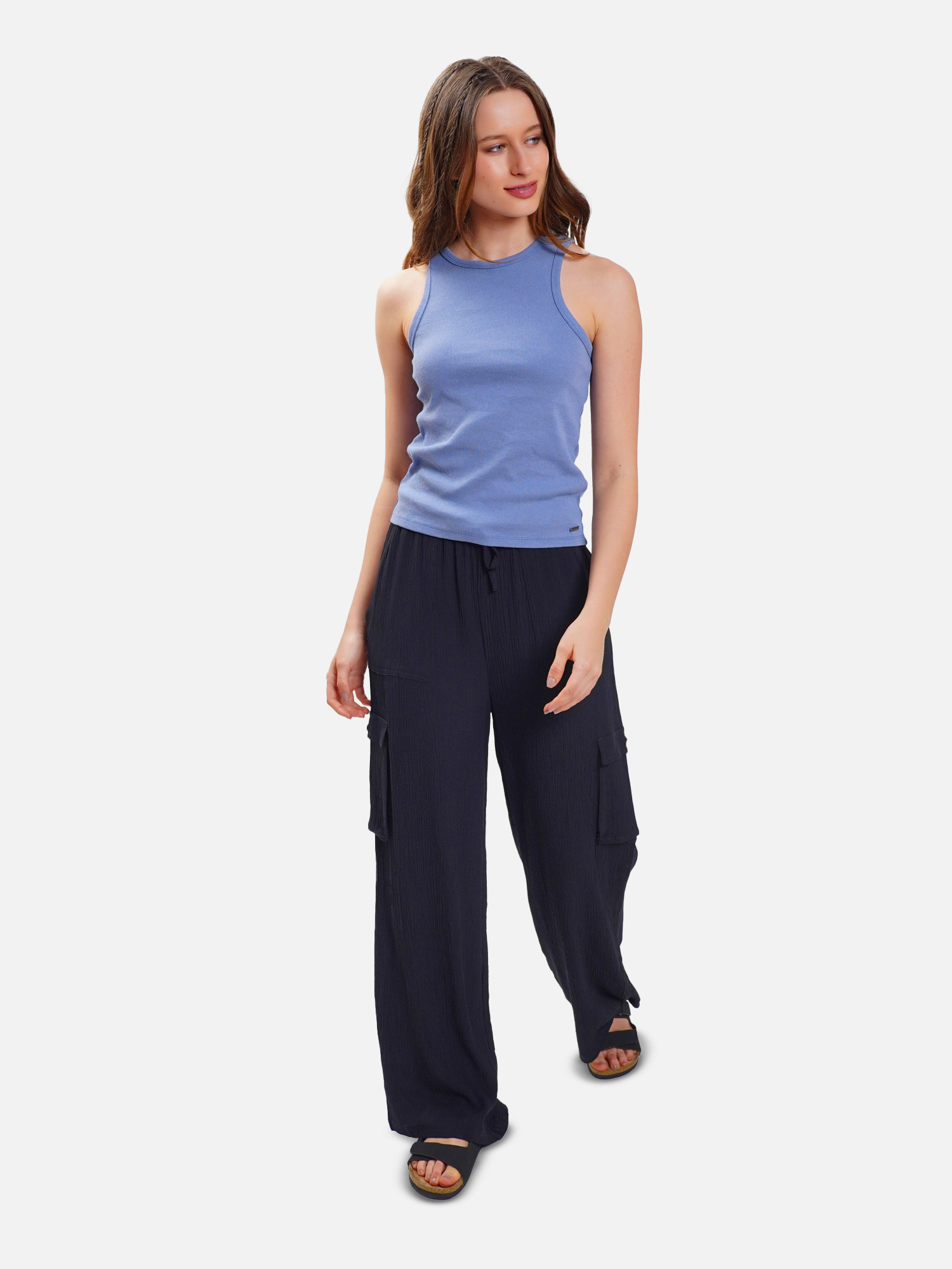 PANTALON MONOA NEGRO MUJER MAUI AND SONS - 4