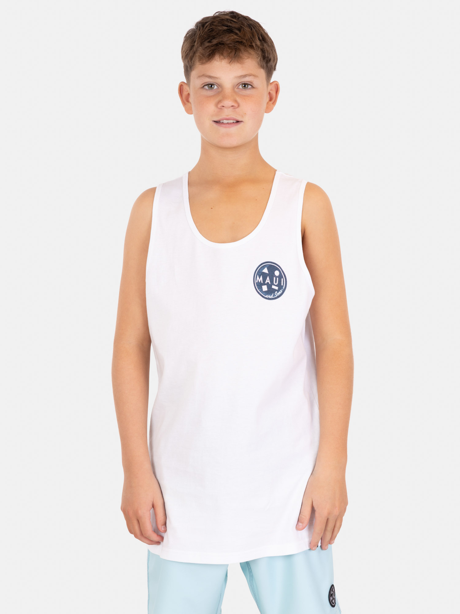 POLERA SM AQUALOO BLANCO INFANTIL MAUI AND SONS - 1