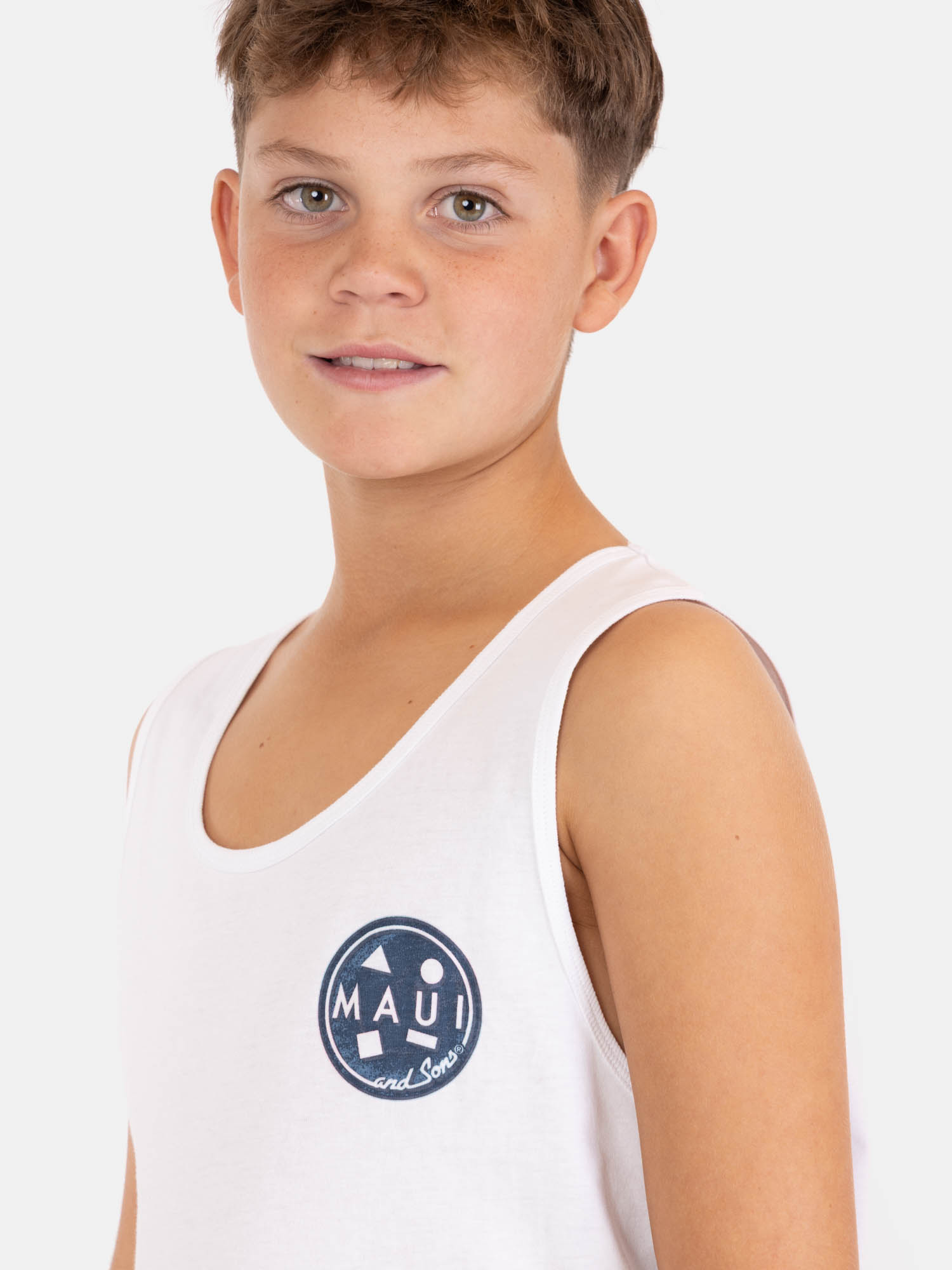 POLERA SM AQUALOO BLANCO INFANTIL MAUI AND SONS - 3