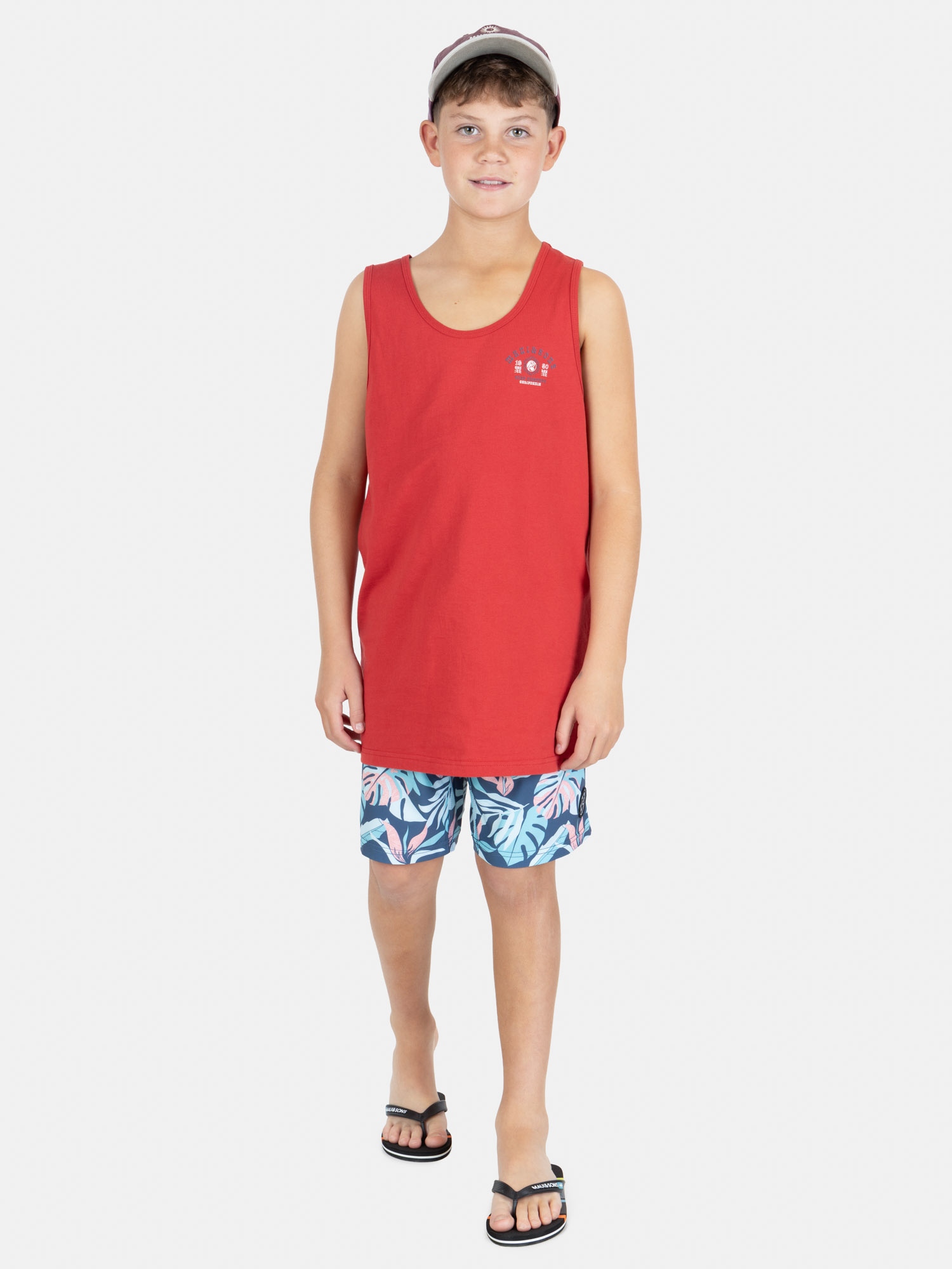 POLERA SM KAHUNO ROJO INFANTIL MAUI AND SONS - 4