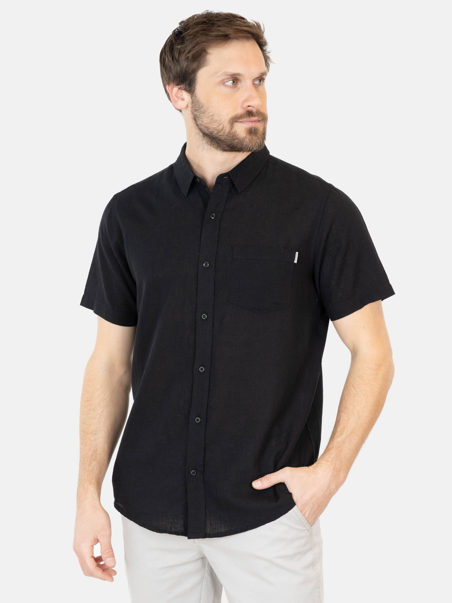 CAMISA MC KAIRU NEGRO HOMBRE MAUI AND SONS - 1
