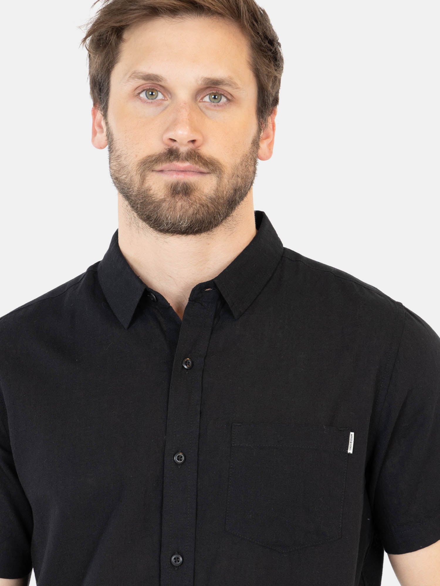 CAMISA MC KAIRU NEGRO HOMBRE MAUI AND SONS - 3