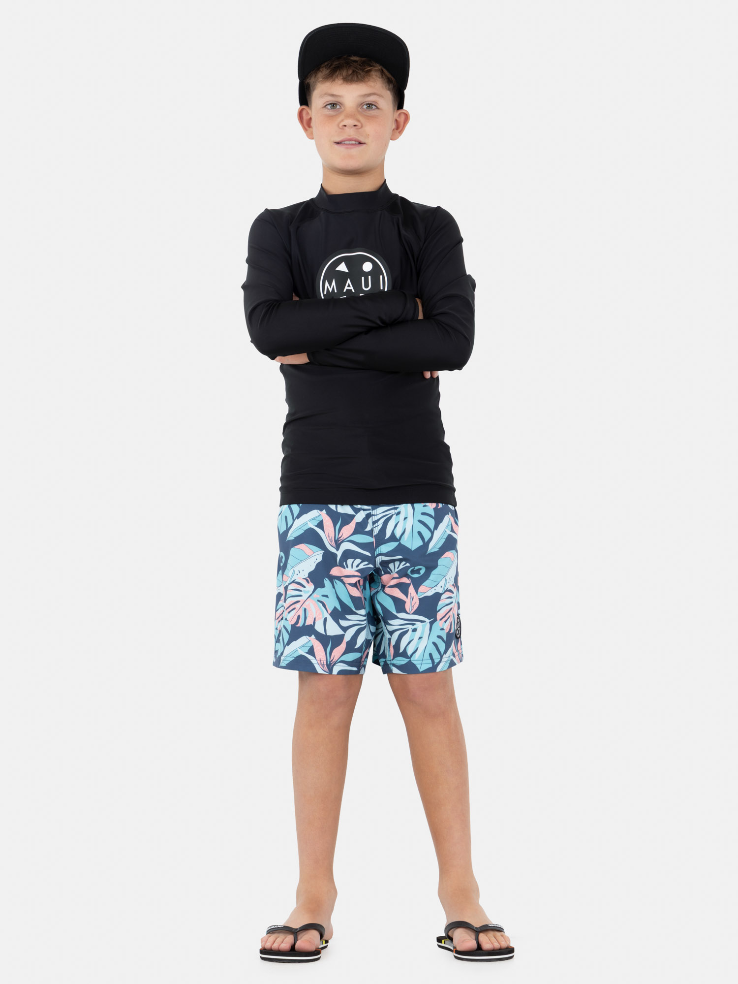 POLERA UVP RIPZOR NEGRO INFANTIL MAUI AND SONS - 4