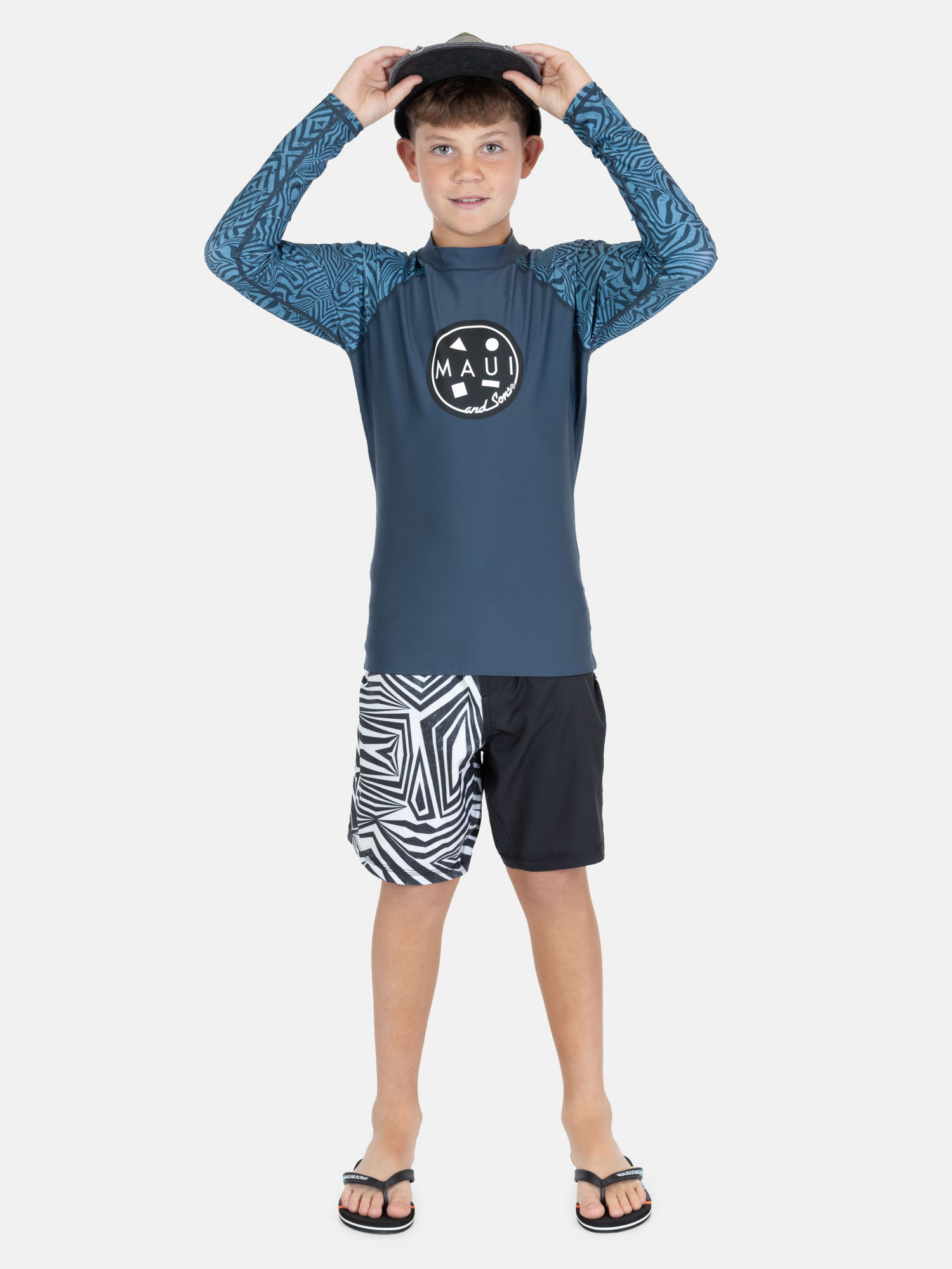 POLERA UVP FLOWIN MULTICOLOR INFANTIL MAUI AND SONS - 4