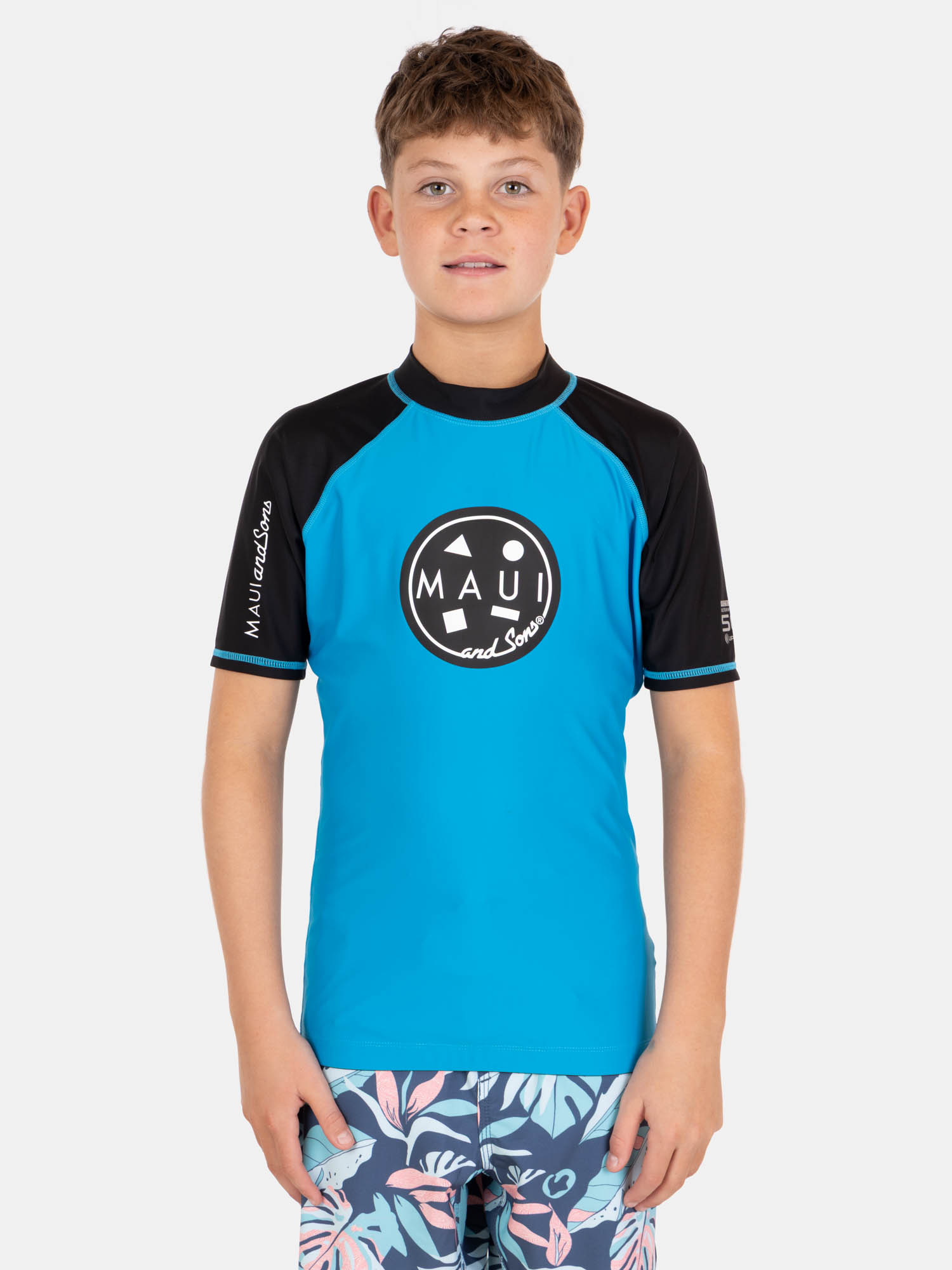 POLERA UVP SHARKY AZUL INFANTIL MAUI AND SONS - 1