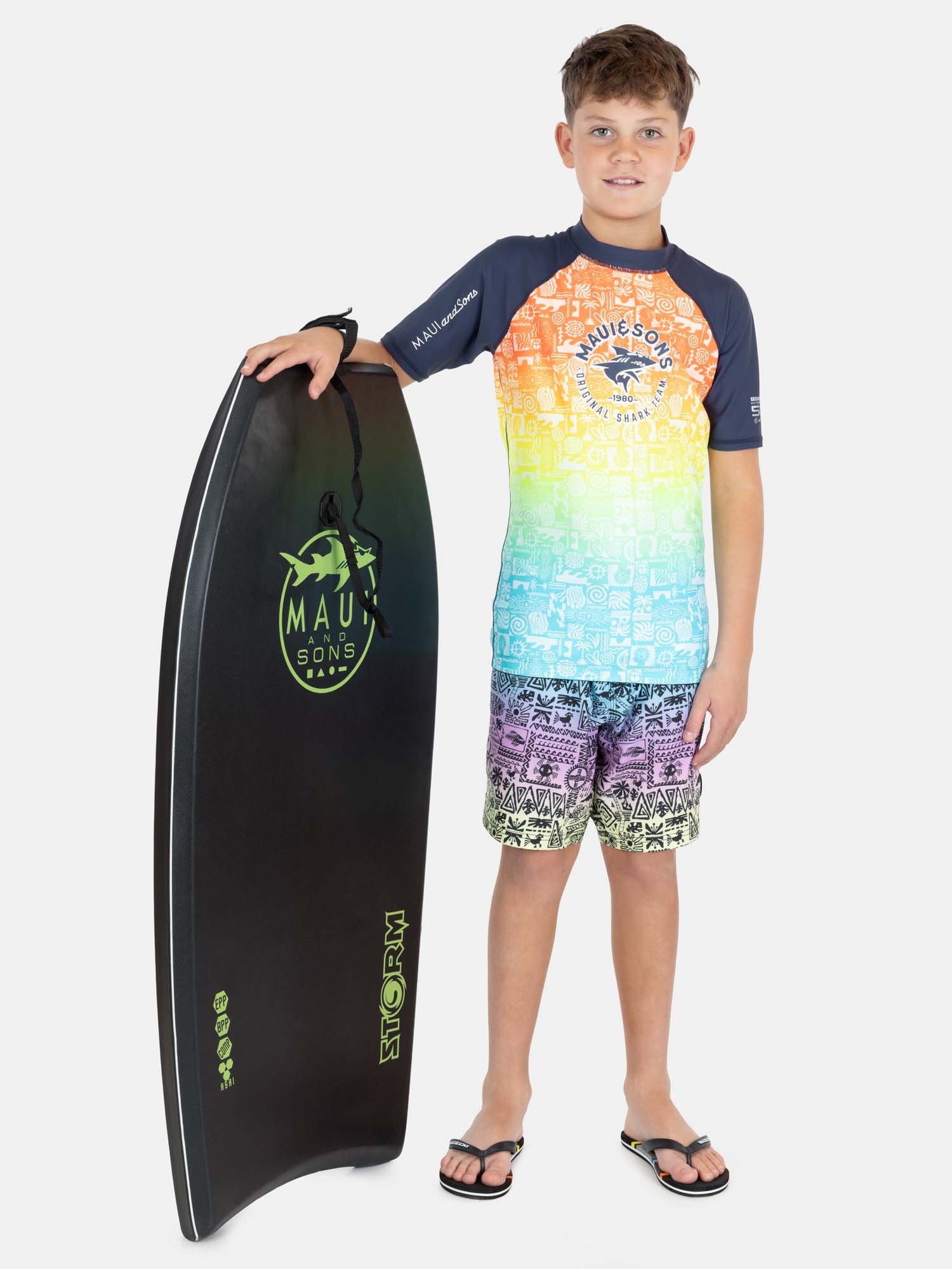 POLERA UVP SURFIX MULTICOLOR INFANTIL MAUI AND SONS - 4