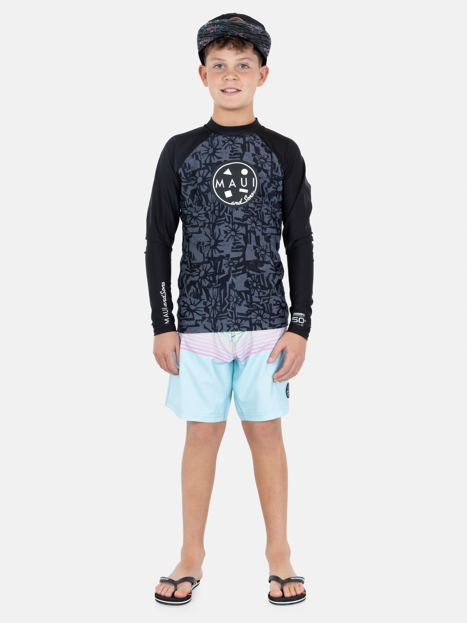 POLERA UVP SPLASHY MULTICOLOR INFANTIL MAUI AND SONS - 4