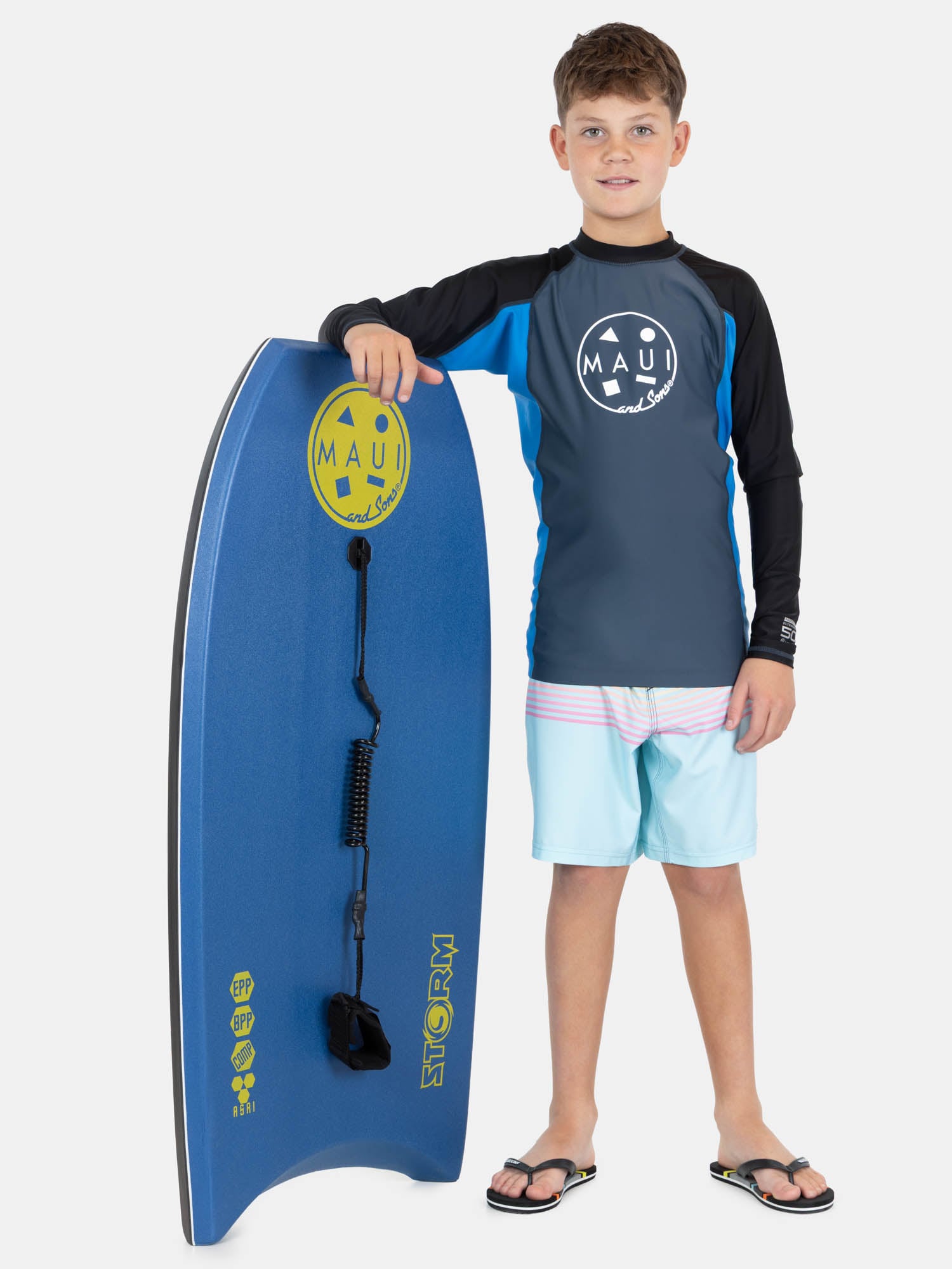 POLERA UVP PALMIX GRIS INFANTIL MAUI AND SONS - 1