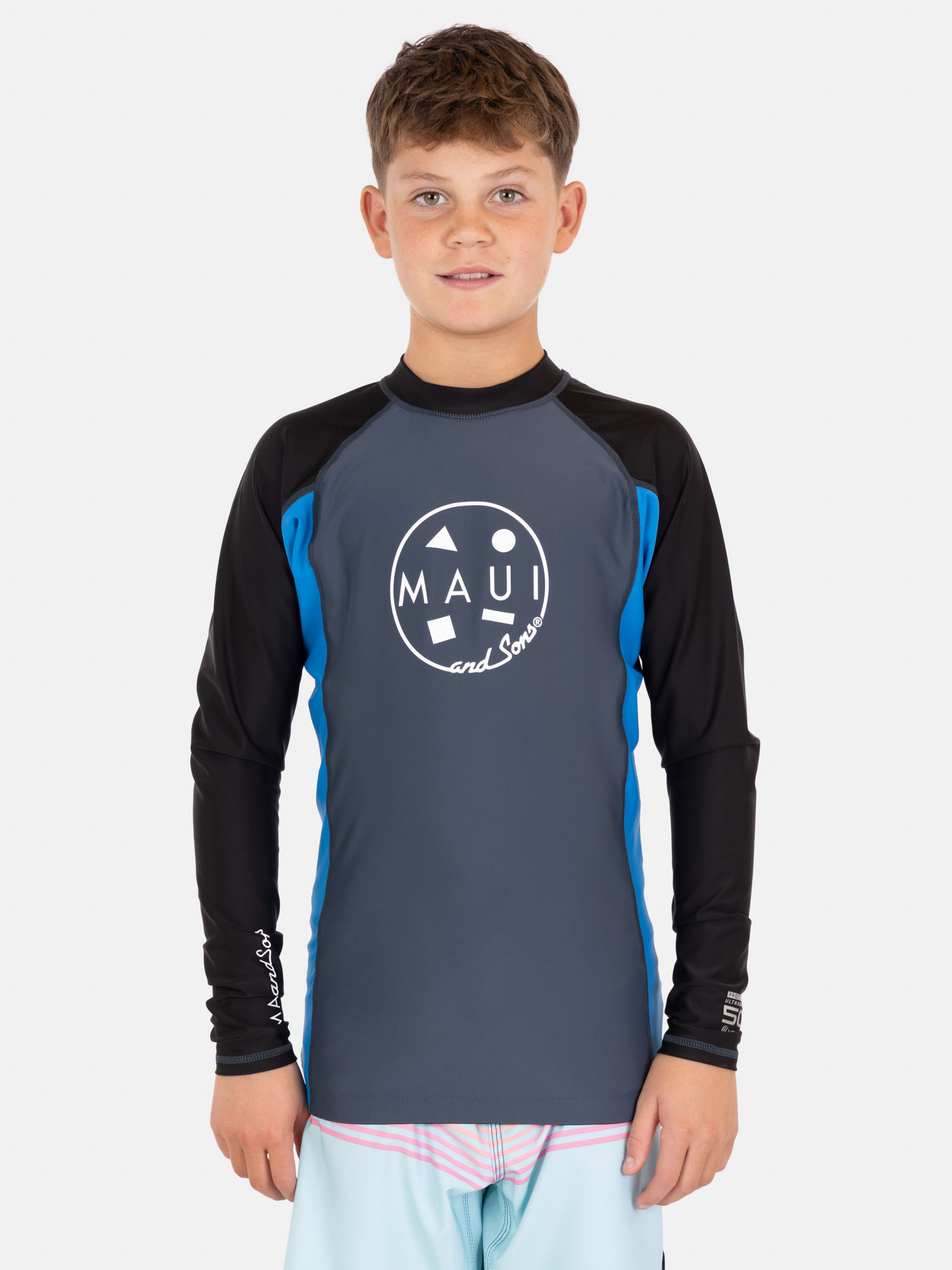 POLERA UVP PALMIX GRIS INFANTIL MAUI AND SONS - 2