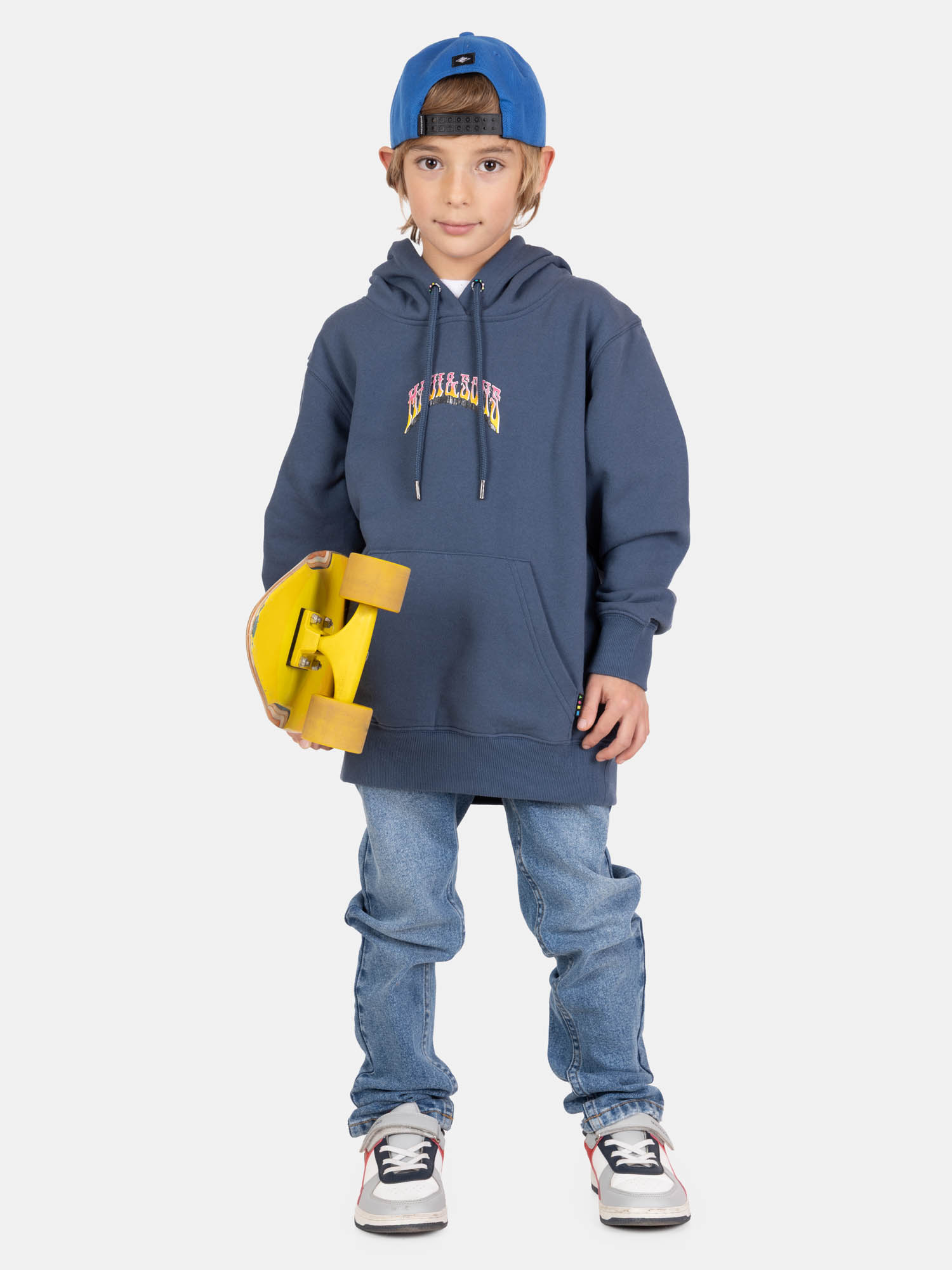 POLERON CANGURO BRAVA AZUL INFANTIL MAUI AND SONS - 4