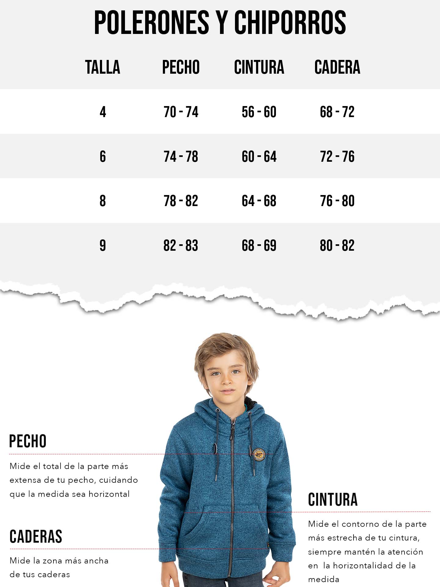POLERON CANGURO BRAVA AZUL INFANTIL MAUI AND SONS - 5