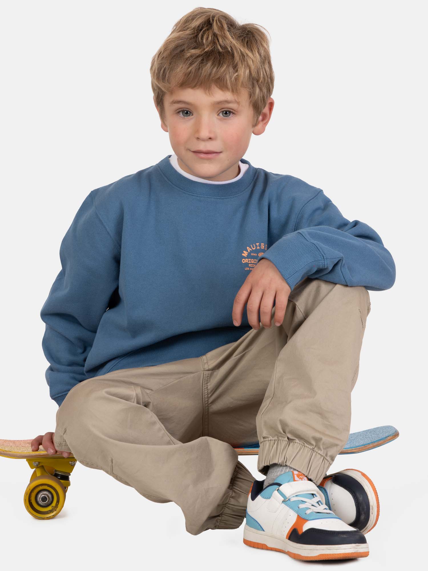 POLERON CR KAIRO CELESTE INFANTIL MAUI AND SONS - 4