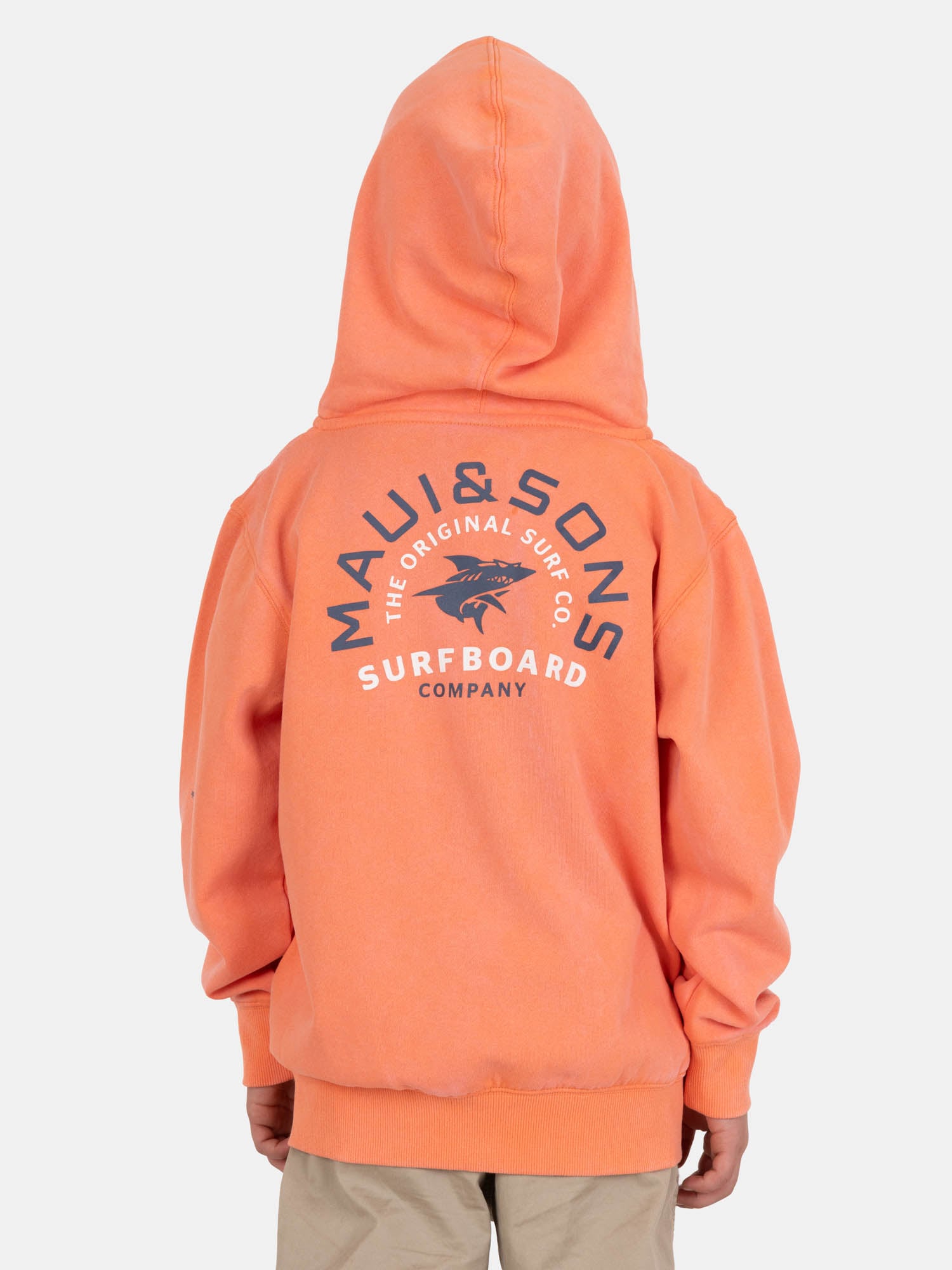 POLERON FZ TEHANI NARANJA INFANTIL MAUI AND SONS - 2
