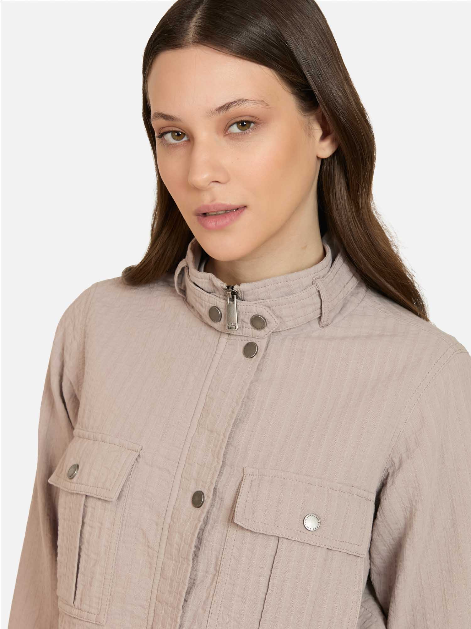 CHAQUETA SOLIS BEIGE MUJER MAUI AND SONS - 3