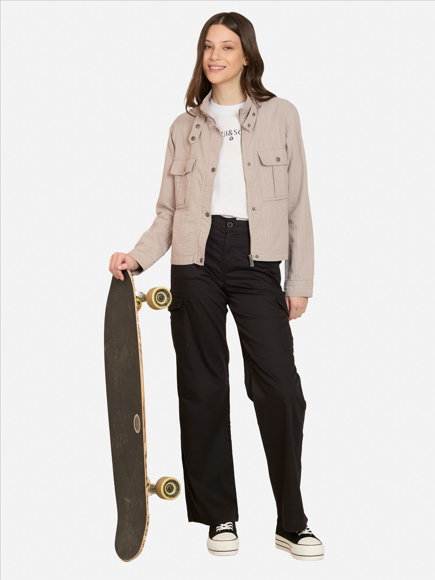 CHAQUETA SOLIS BEIGE MUJER MAUI AND SONS - 4