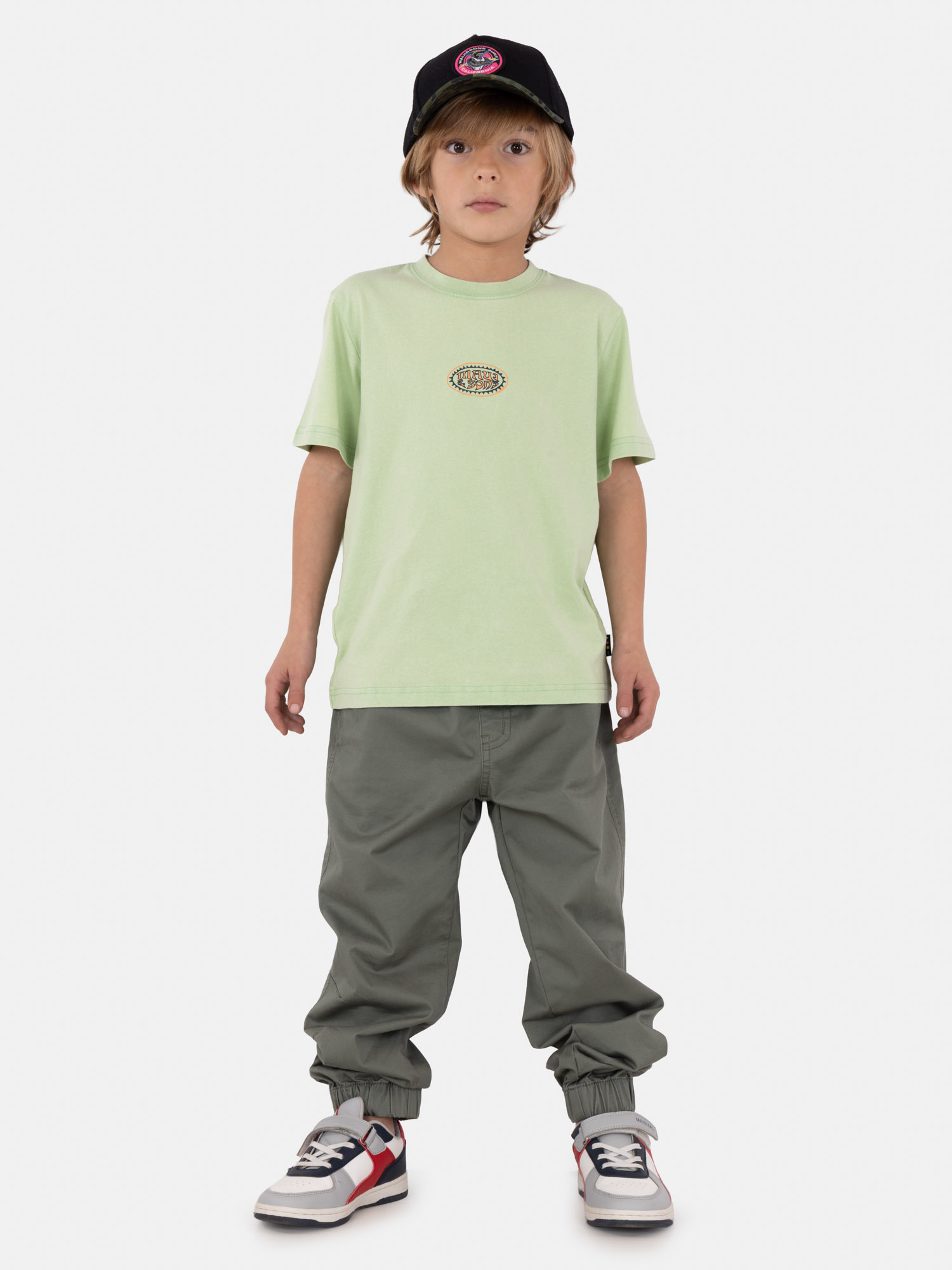 POLERA MC VIBESHORE VERDE INFANTIL MAUI AND SONS - 4