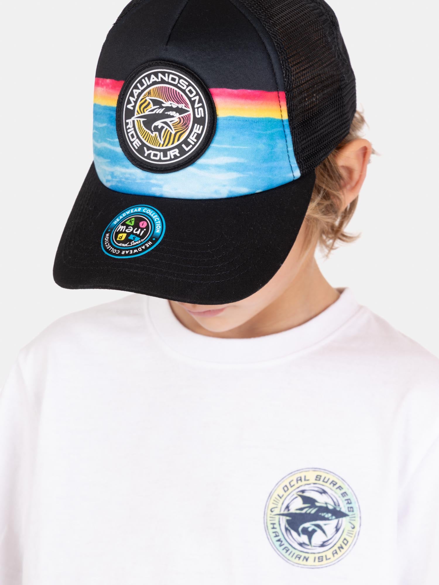 POLERA MC SEALOVER BLANCO INFANTIL MAUI AND SONS - 3