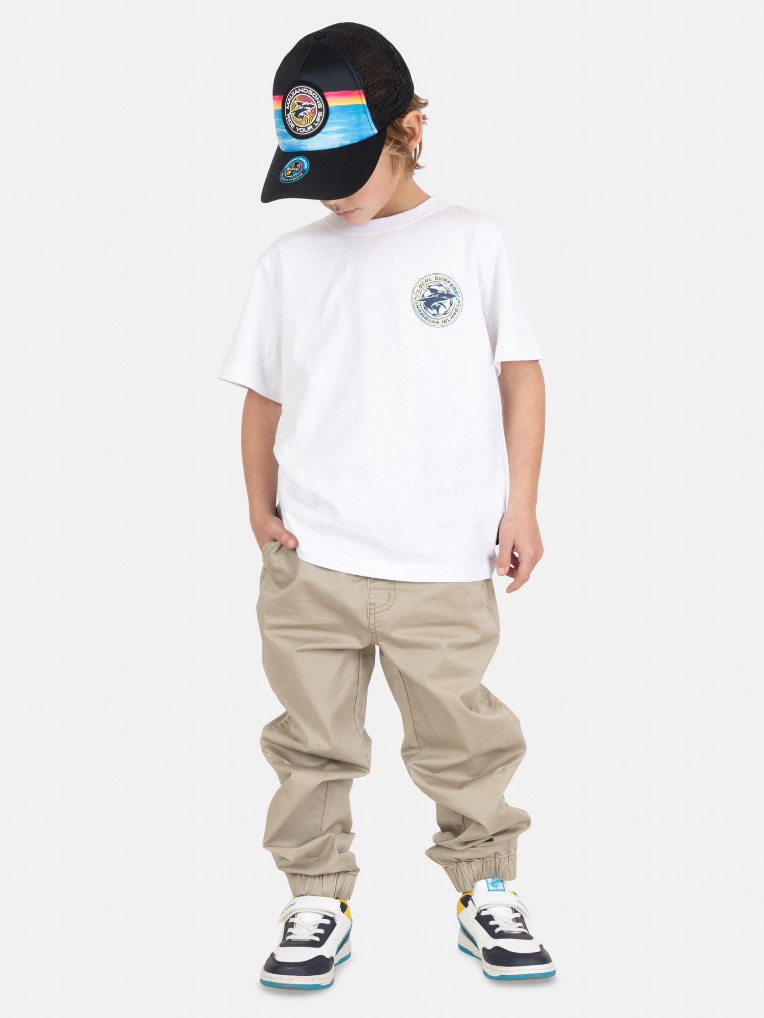 POLERA MC SEALOVER BLANCO INFANTIL MAUI AND SONS - 4