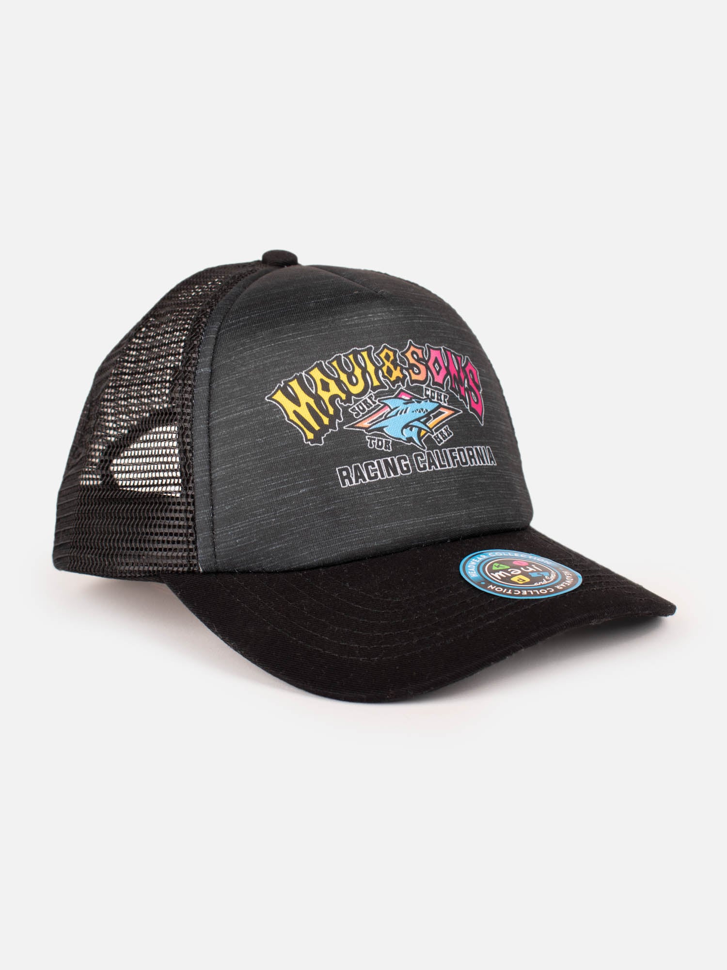 JOCKEY MESH RETRO SHARK NEGRO NIÑO MAUI AND SONS - 4