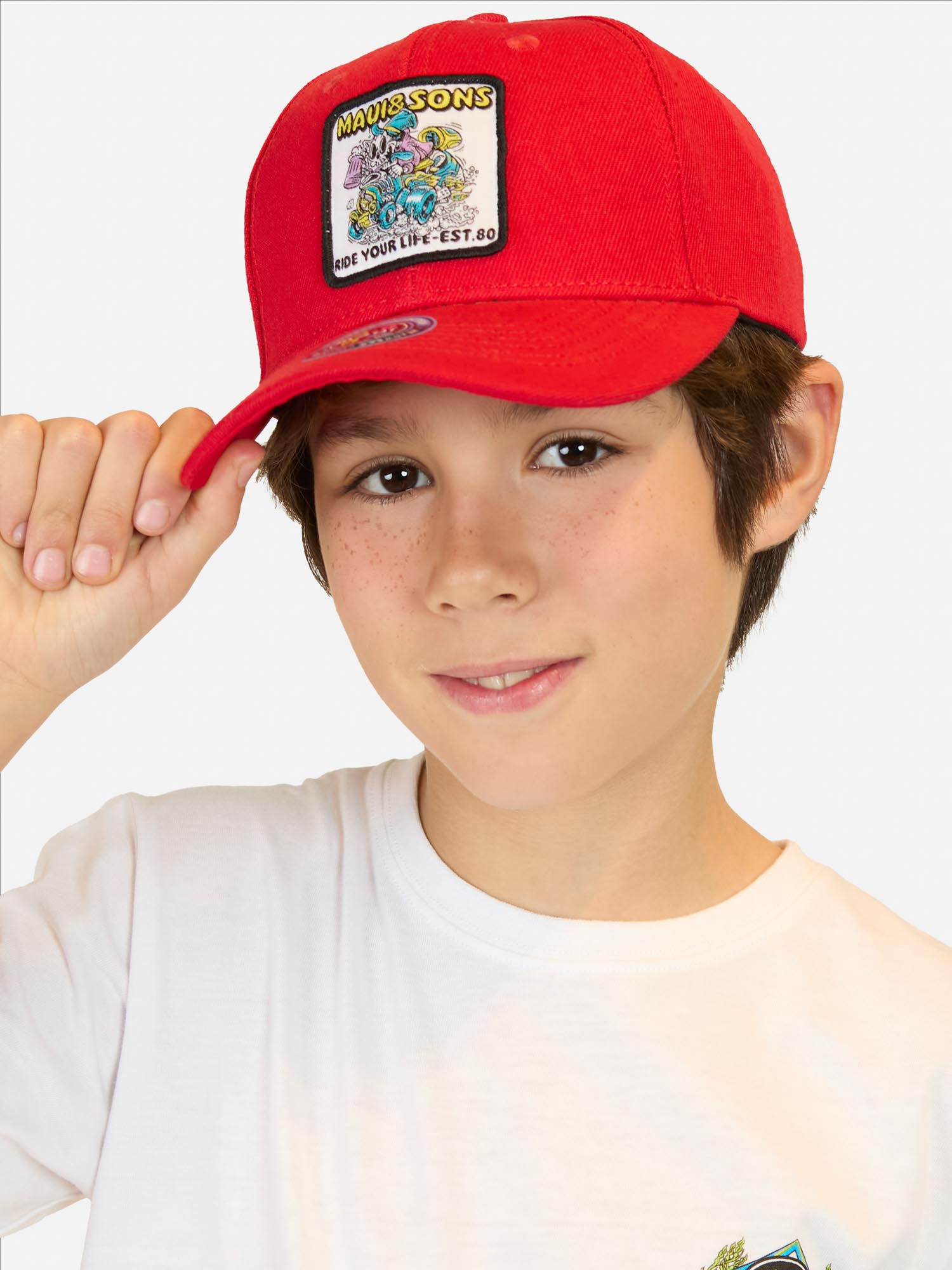 JOCKEY CANVAS RACER ROJO NIÑO MAUI AND SONS - 1