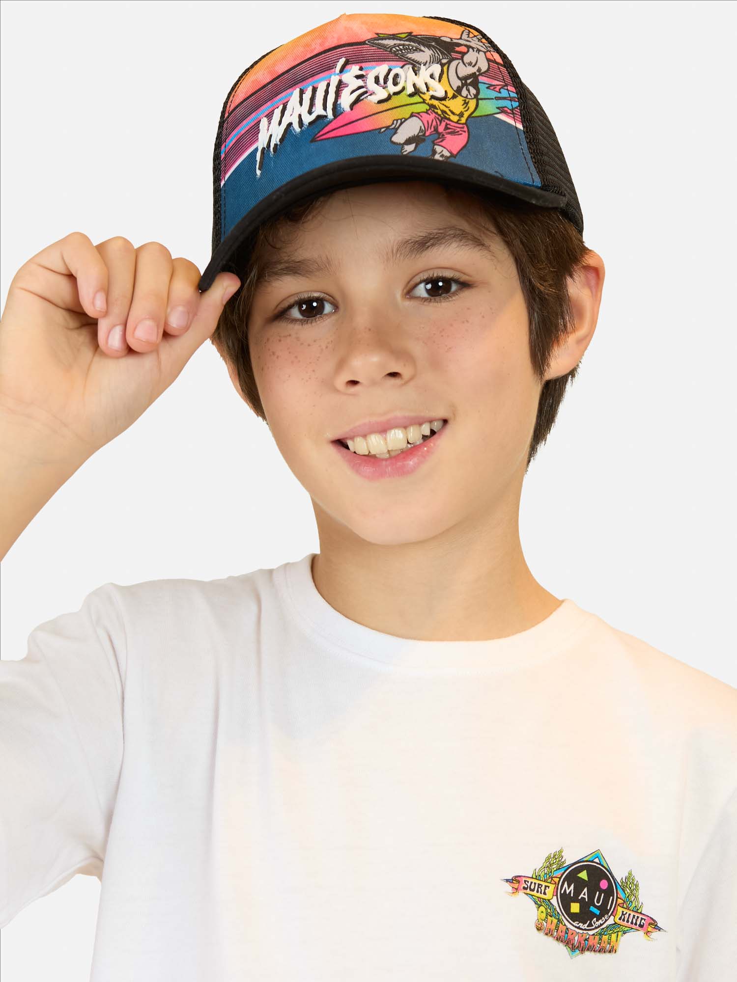 JOCKEY MESH LINES SHARK MULTICOLOR NIÑO MAUI AND SONS - 1