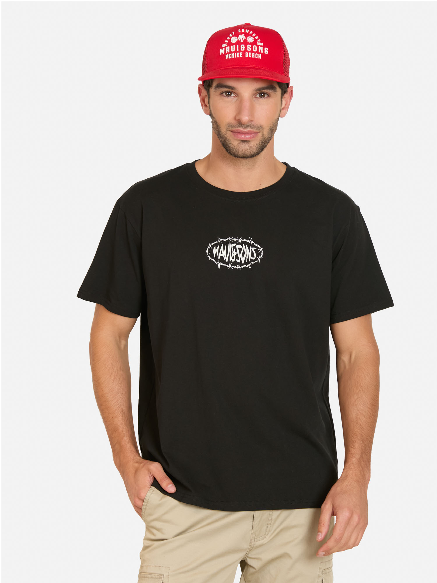 PACK POLERA JOCKEY FLOW NEGRO HOMBRE MAUI AND SONS - 1