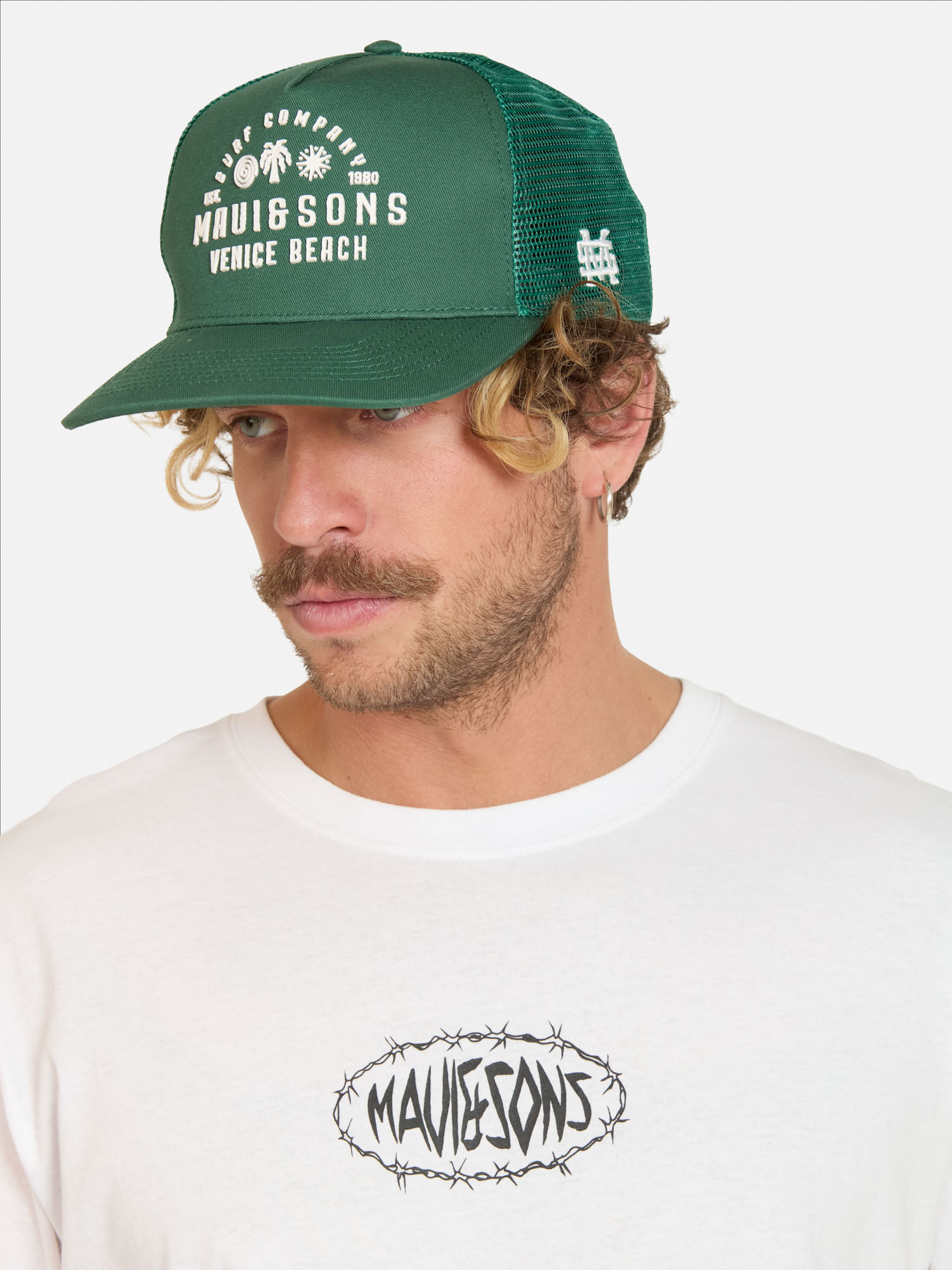 PACK POLERA JOCKEY FLOW BLANCO HOMBRE MAUI AND SONS - 3