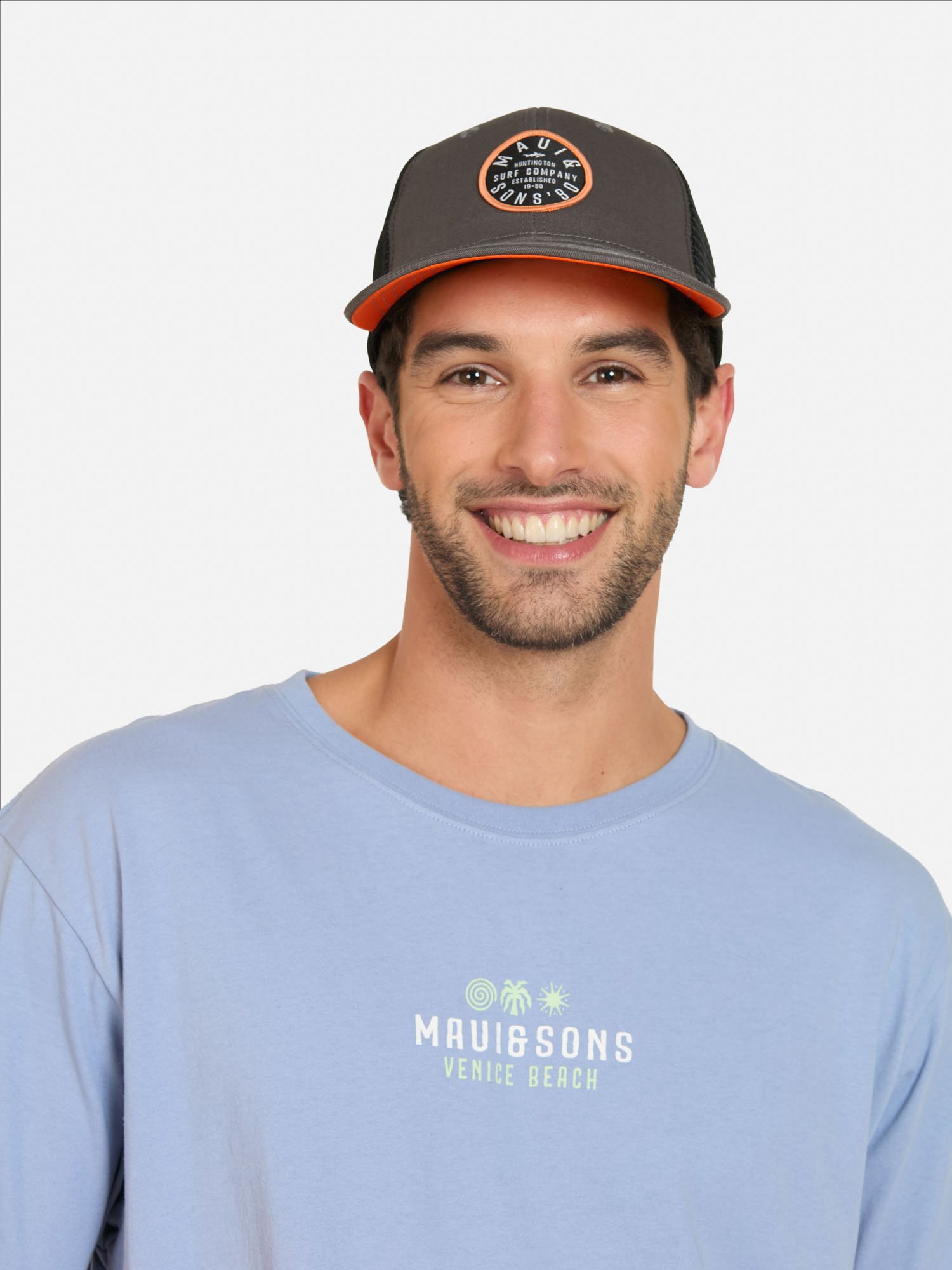 PACK POLERA JOCKEY KAILANY MORADO HOMBRE MAUI AND SONS - 3