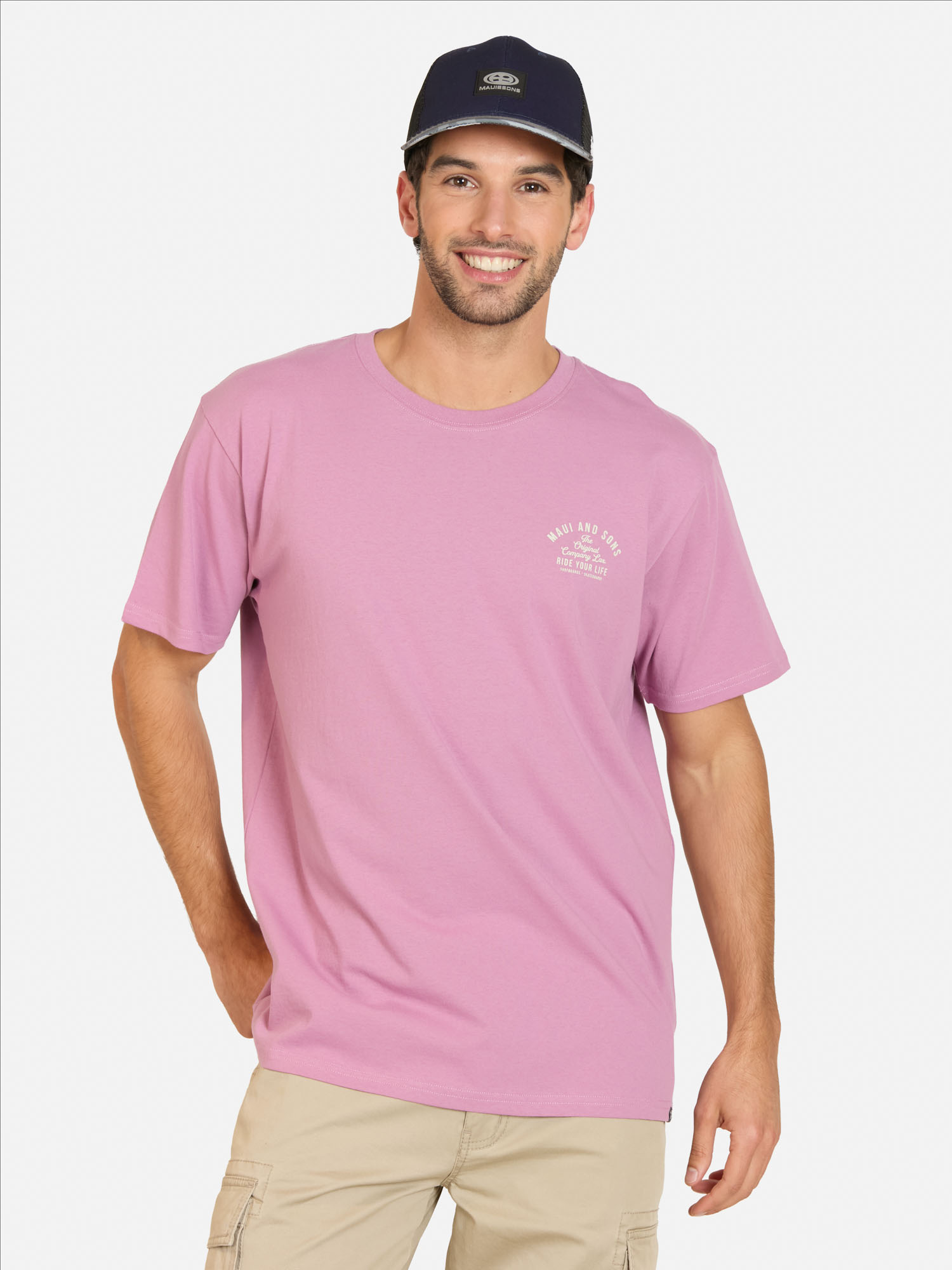 PACK POLERA JOCKEY TROPIKA BURDEO HOMBRE MAUI AND SONS - 1