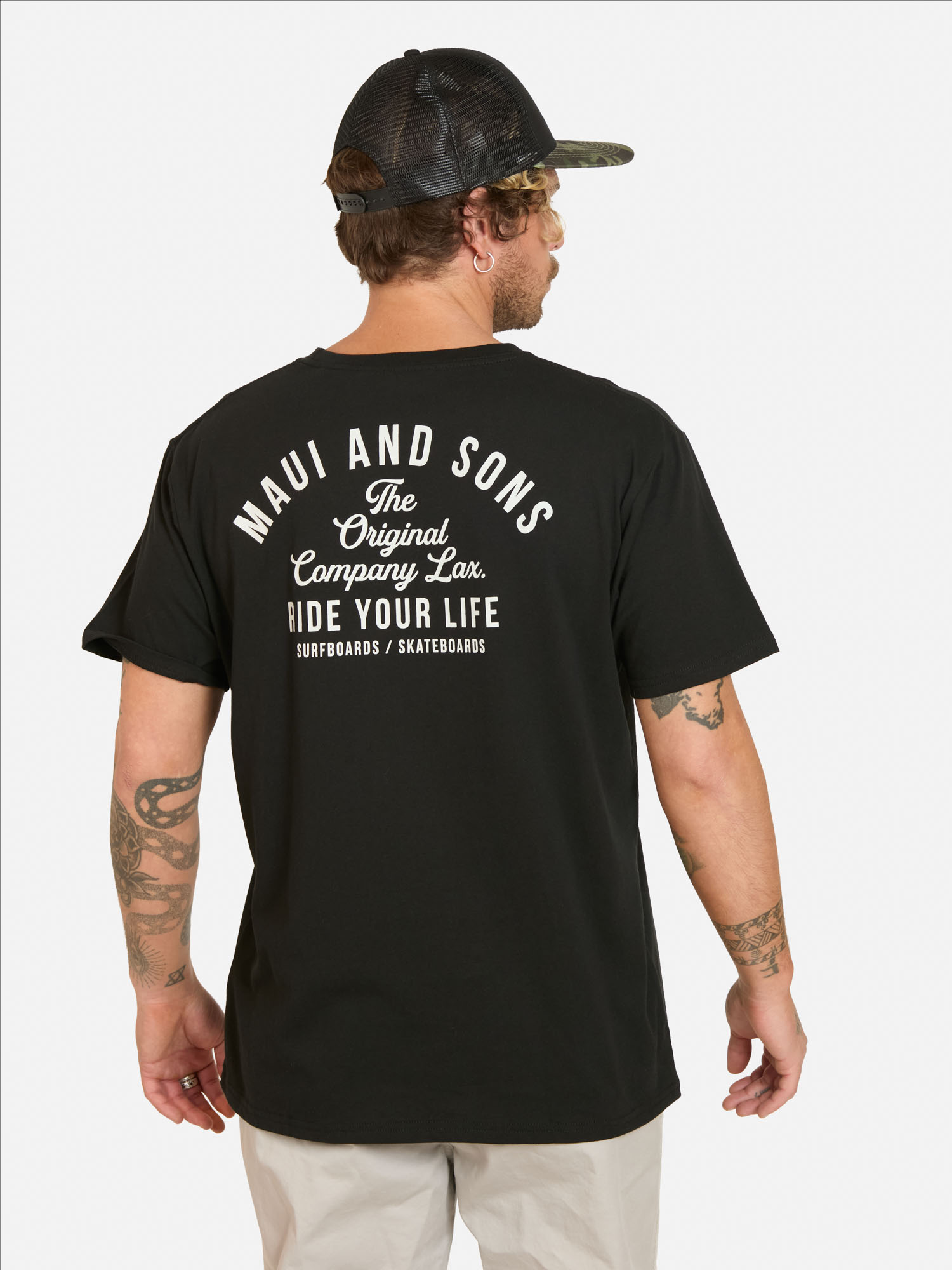 PACK POLERA JOCKEY TROPIKA NEGRO HOMBRE MAUI AND SONS - 2