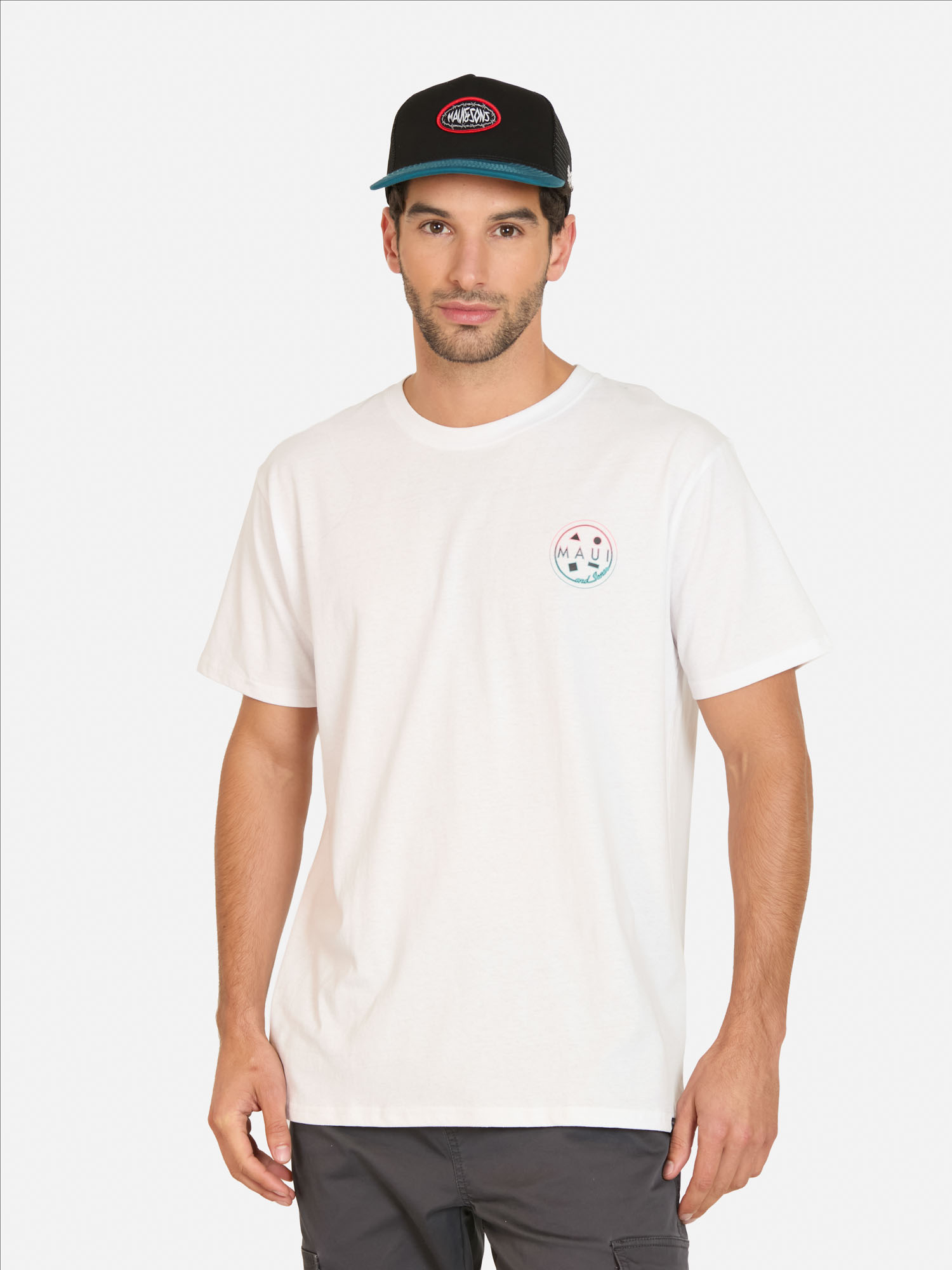 PACK POLERA JOCKEY LUNARO BLANCO HOMBRE MAUI AND SONS - 1