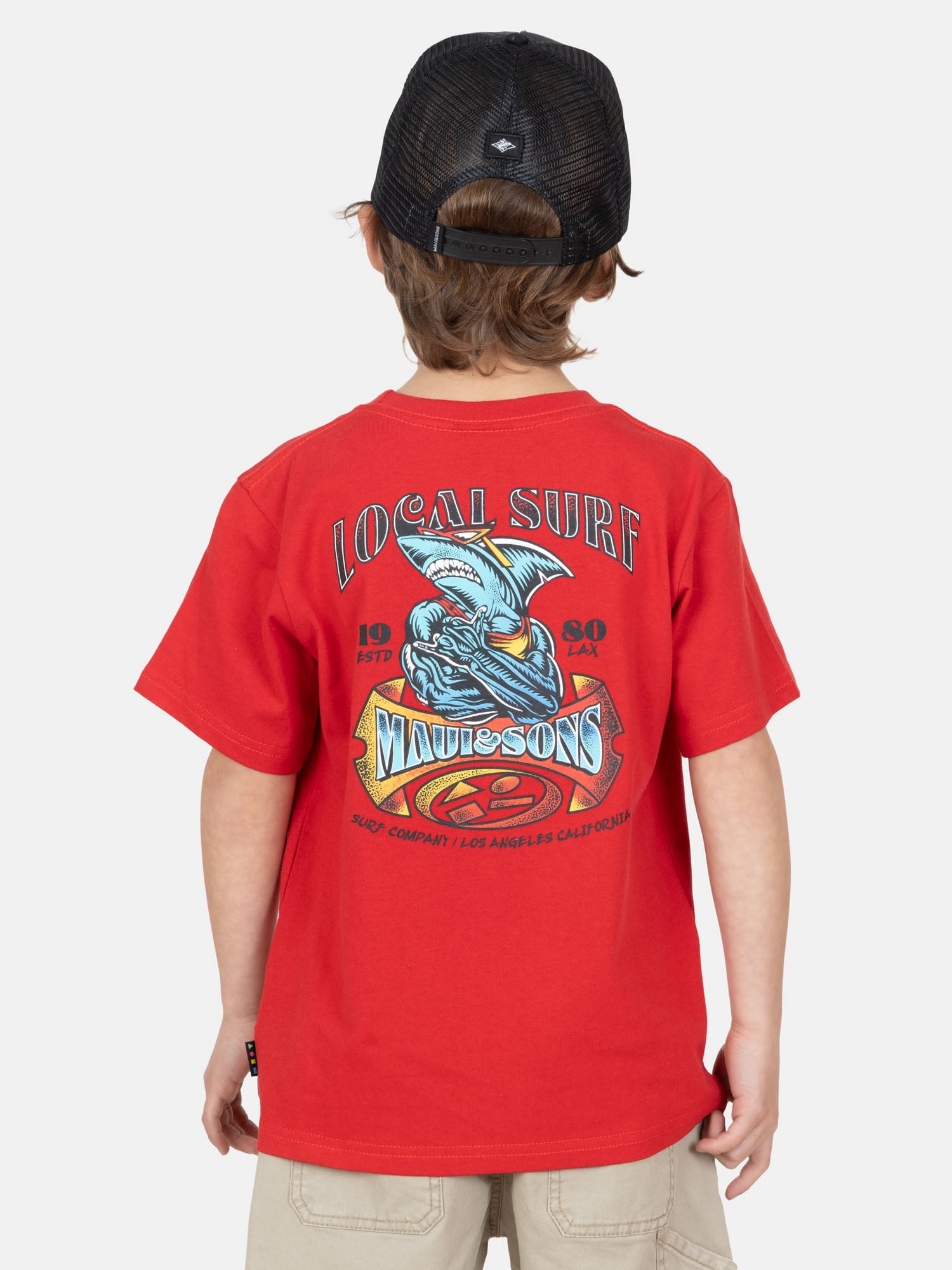 PACK POLERA JOCKEY AQUALUZ ROJO INFANTIL MAUI AND SONS - 2