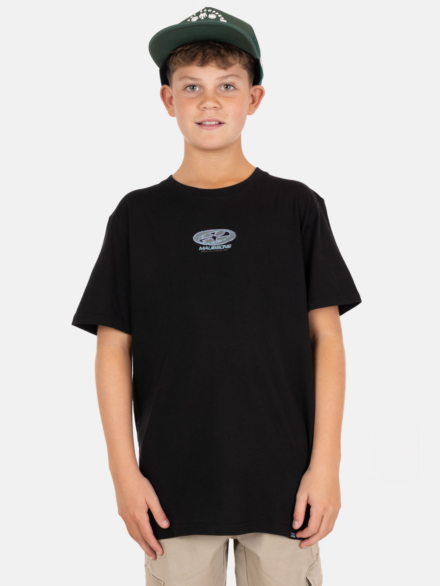 PACK POLERA JOCKEY BRISUR NEGRO INFANTIL MAUI AND SONS - 1