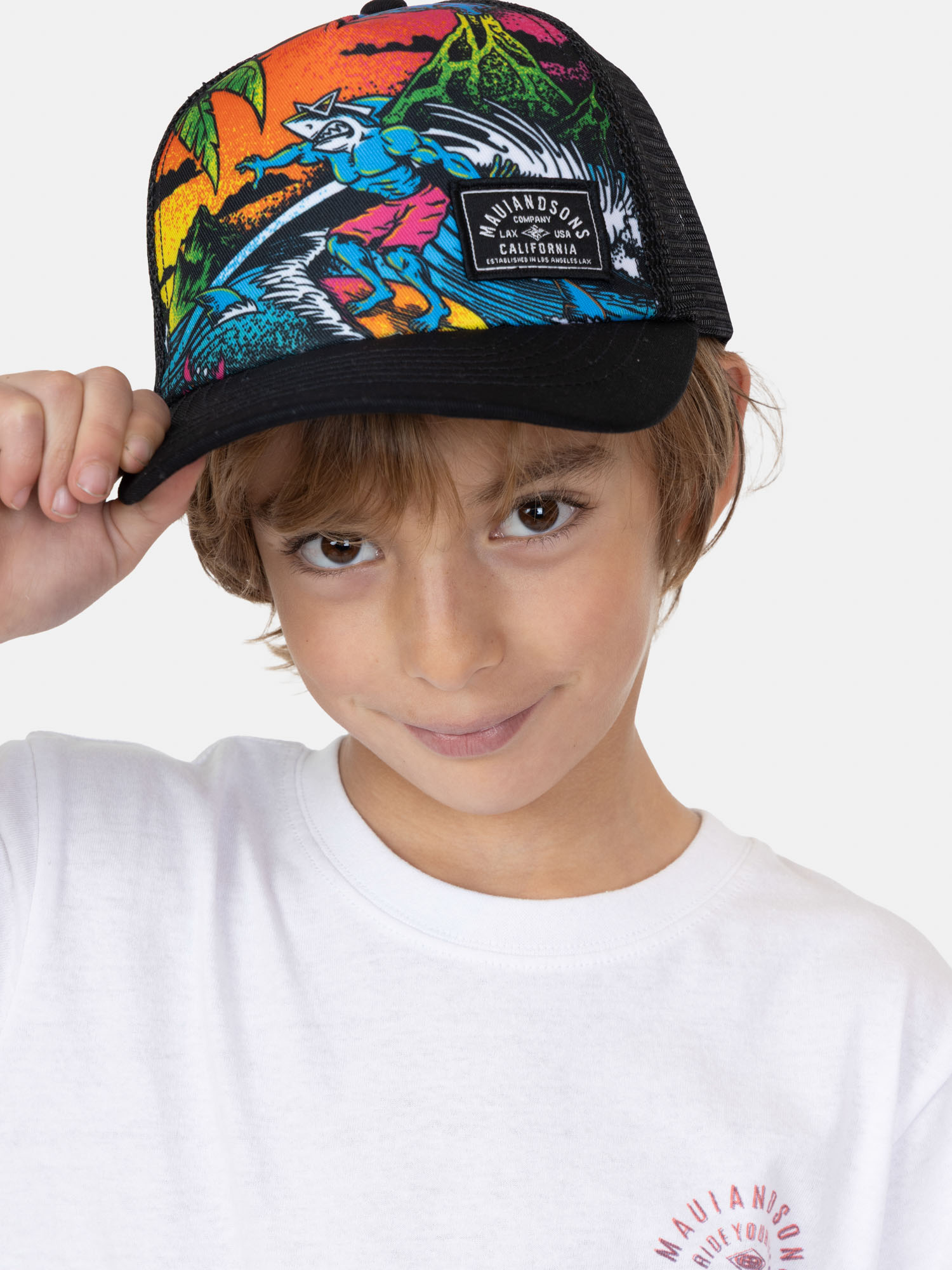 PACK POLERA JOCKEY VORTEXA BLANCO INFANTIL MAUI AND SONS - 3
