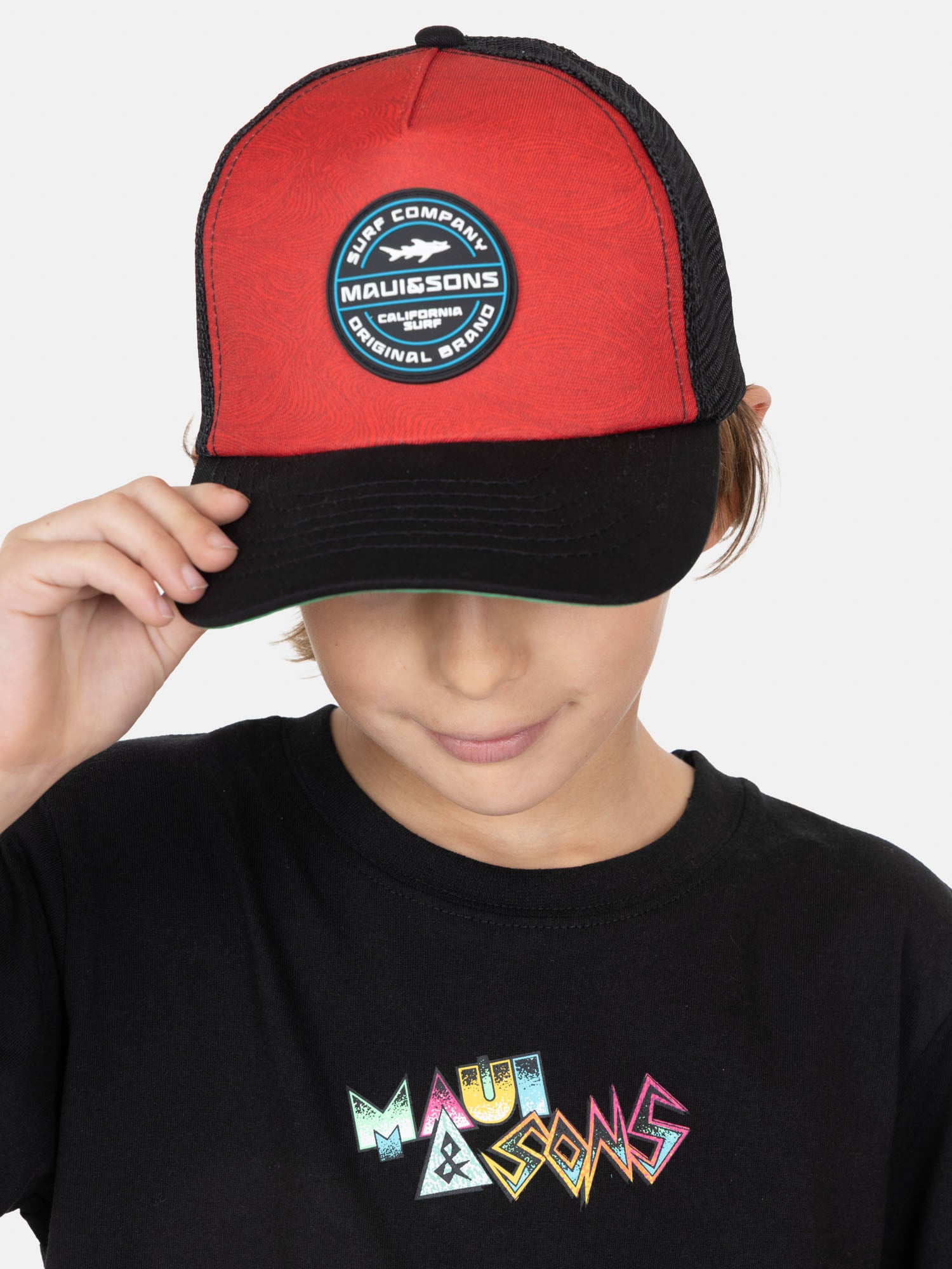 PACK POLERA JOCKEY SURFARI NEGRO INFANTIL MAUI AND SONS - 3