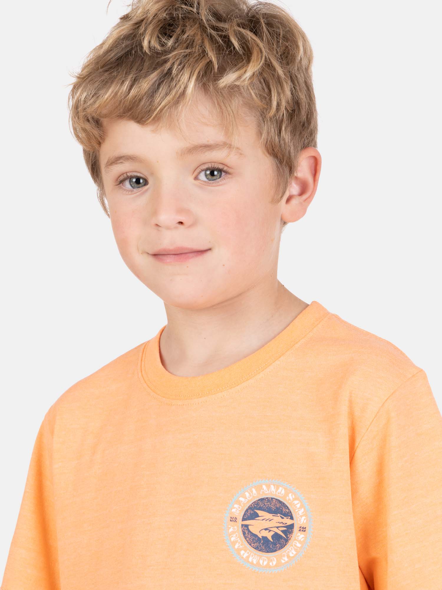 POLERA MC SEAMOOD NARANJA INFANTIL MAUI AND SONS - 3